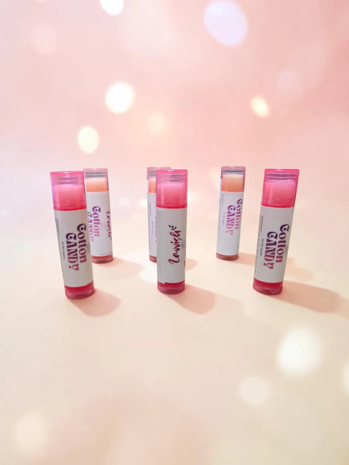 Cotton Candy Lip Balm • Vitamin E Enriched Moisturizing Lip Care