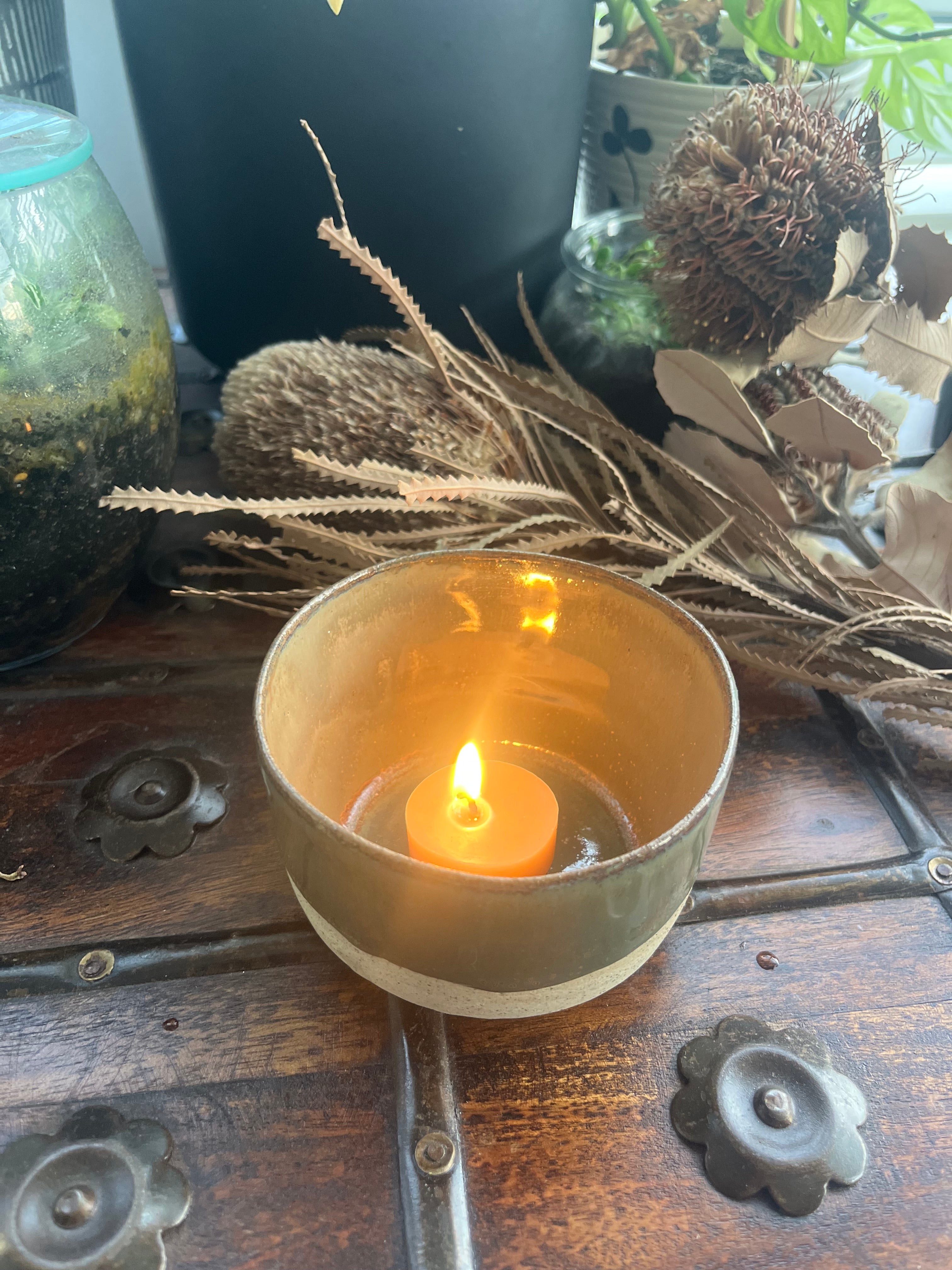 Versatile Forest Green Hug Mug / Bowl / Tea Light Holder