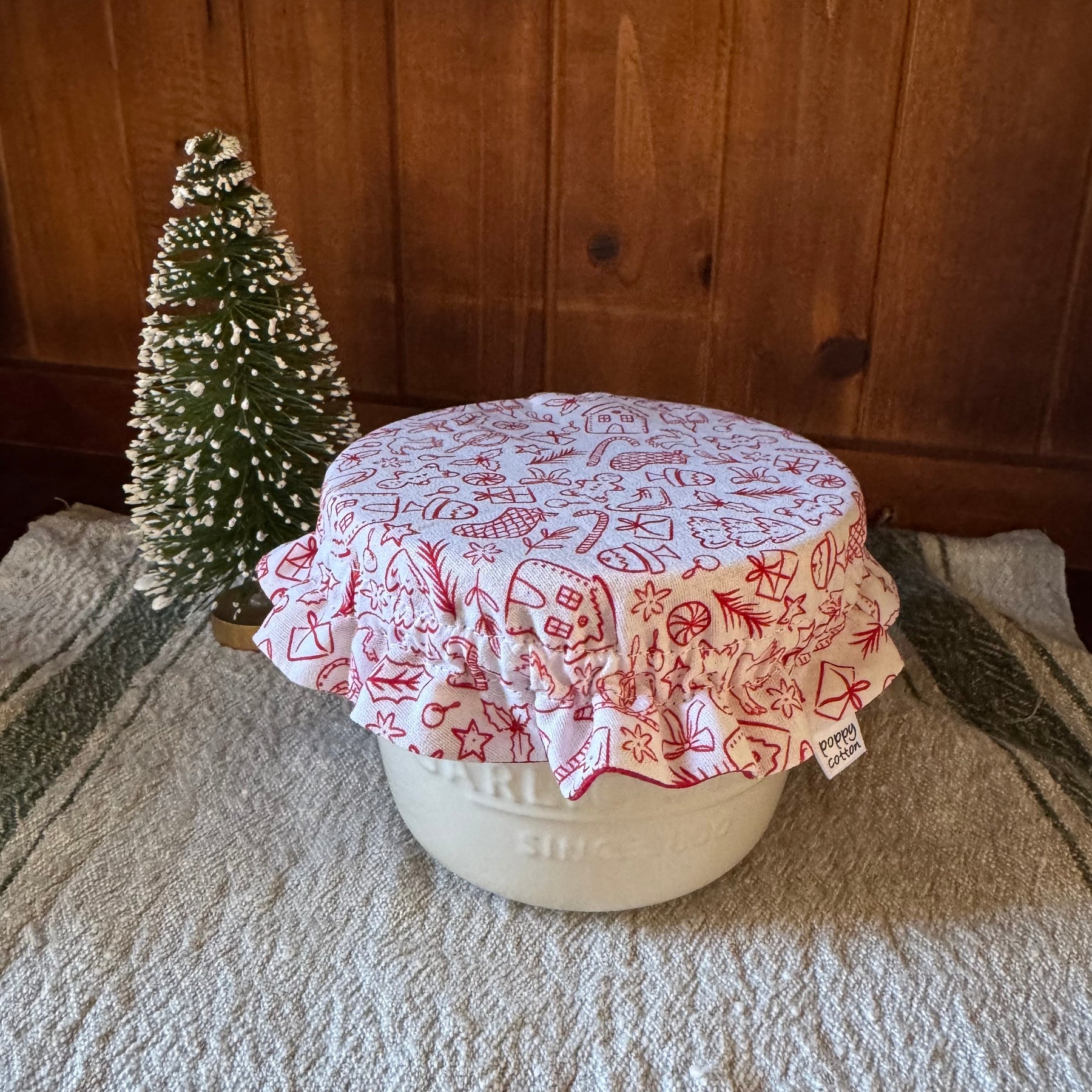 Christmas Jar / Small Bowl Cover