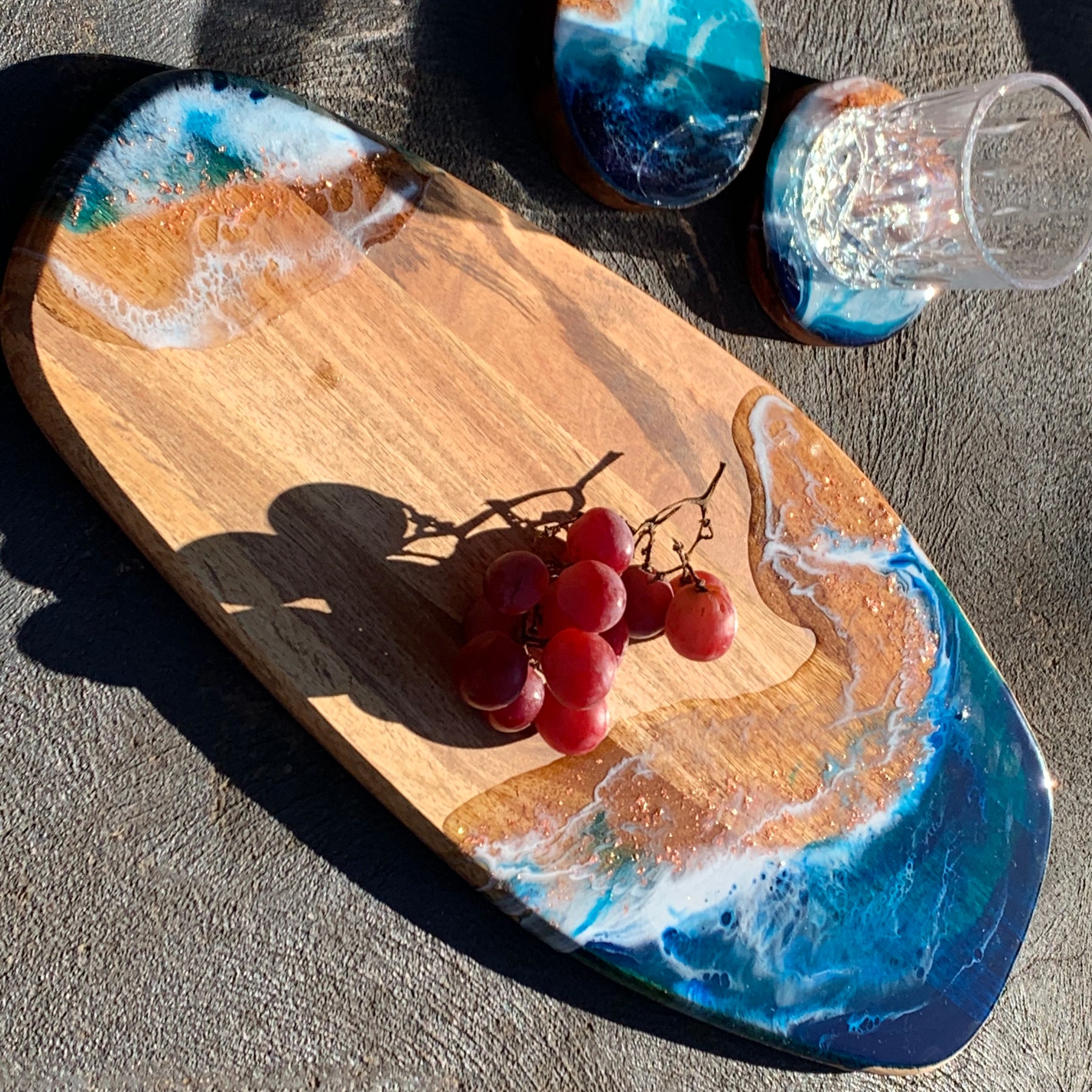 Surf board | Serving board | beach board | serve board | charcuterie board | platter | chopping board