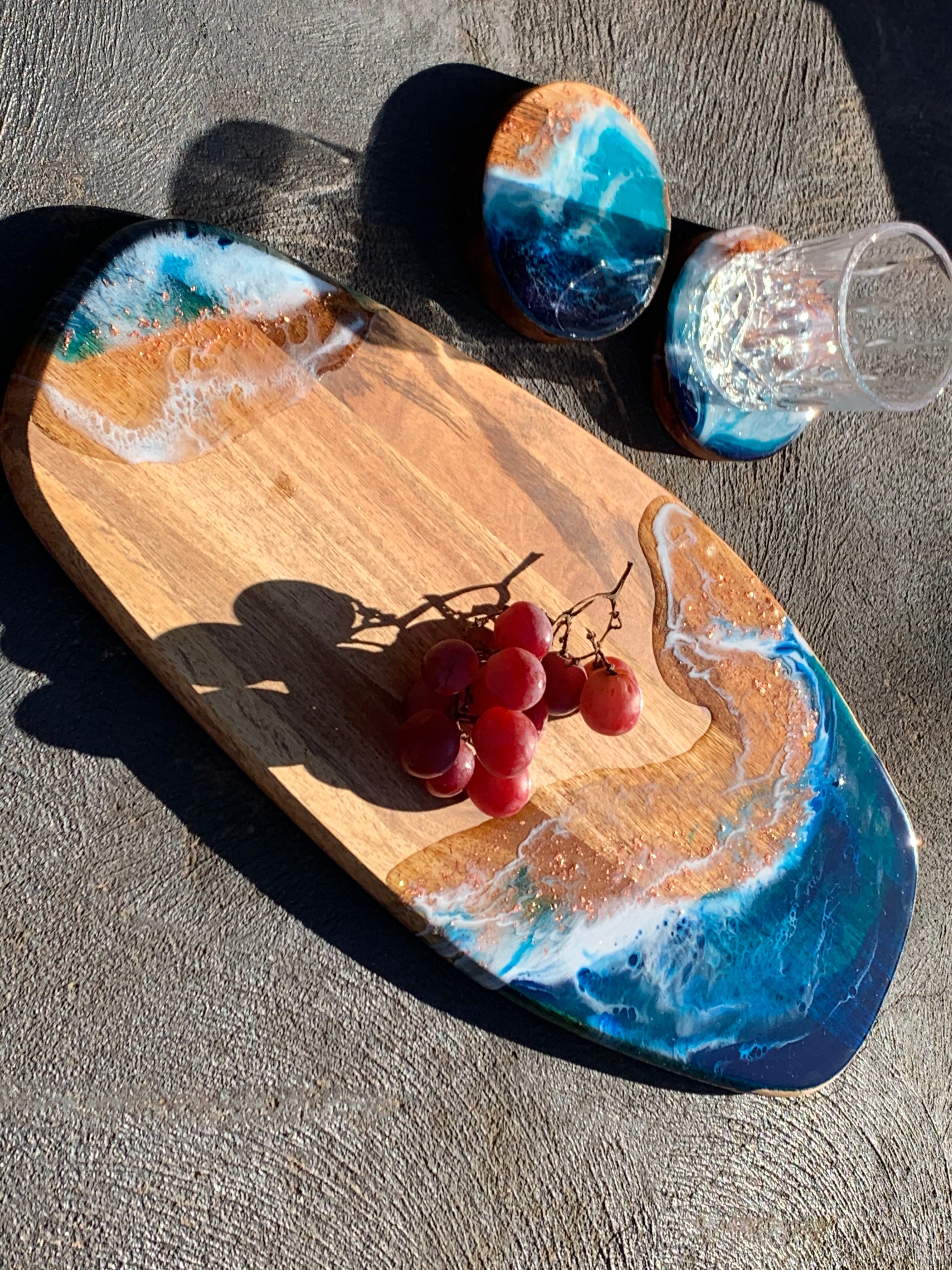 Surf board | Serving board | beach board | serve board | charcuterie board | platter | chopping board