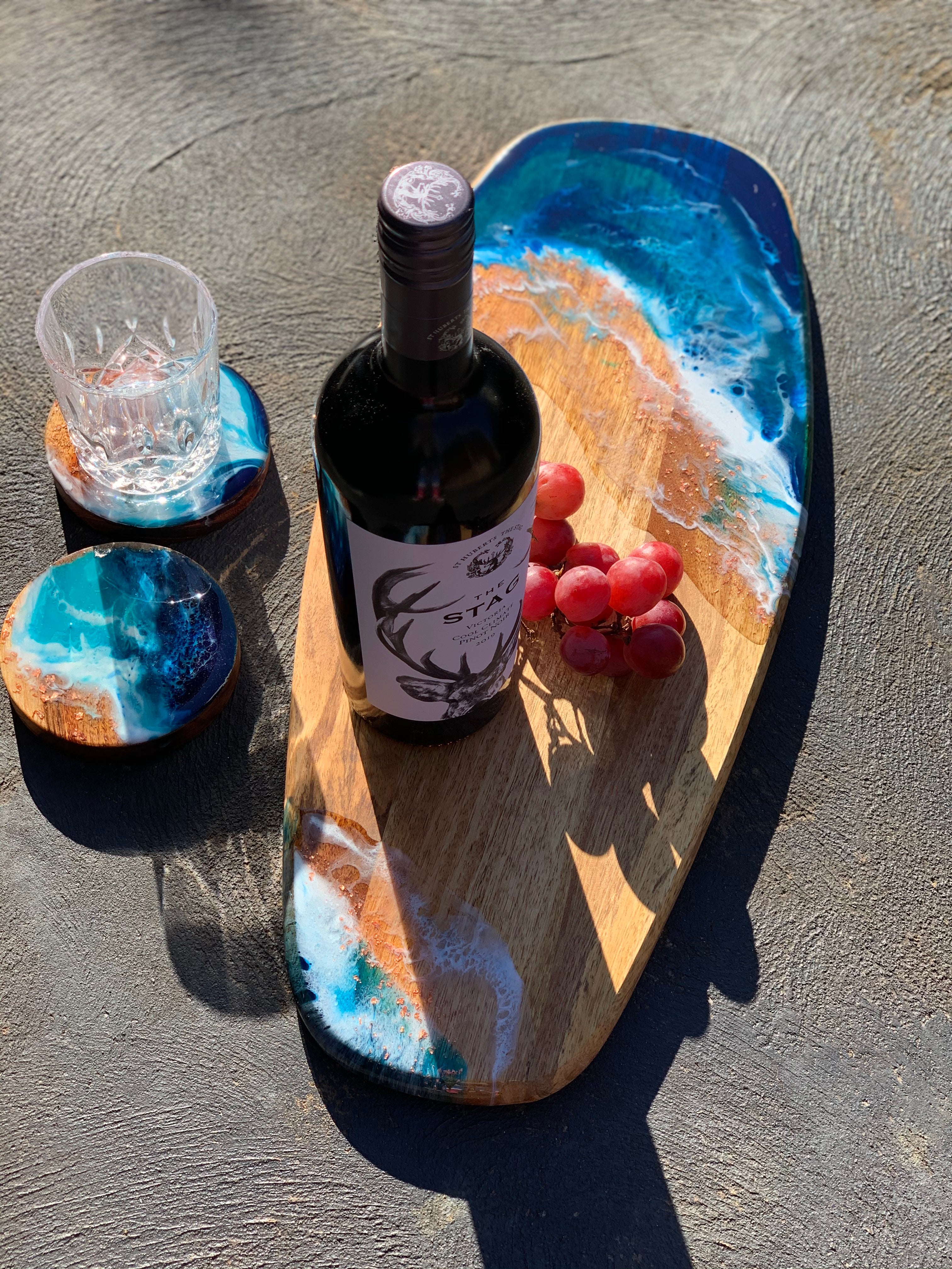 Surf board | Serving board | beach board | serve board | charcuterie board | platter | chopping board