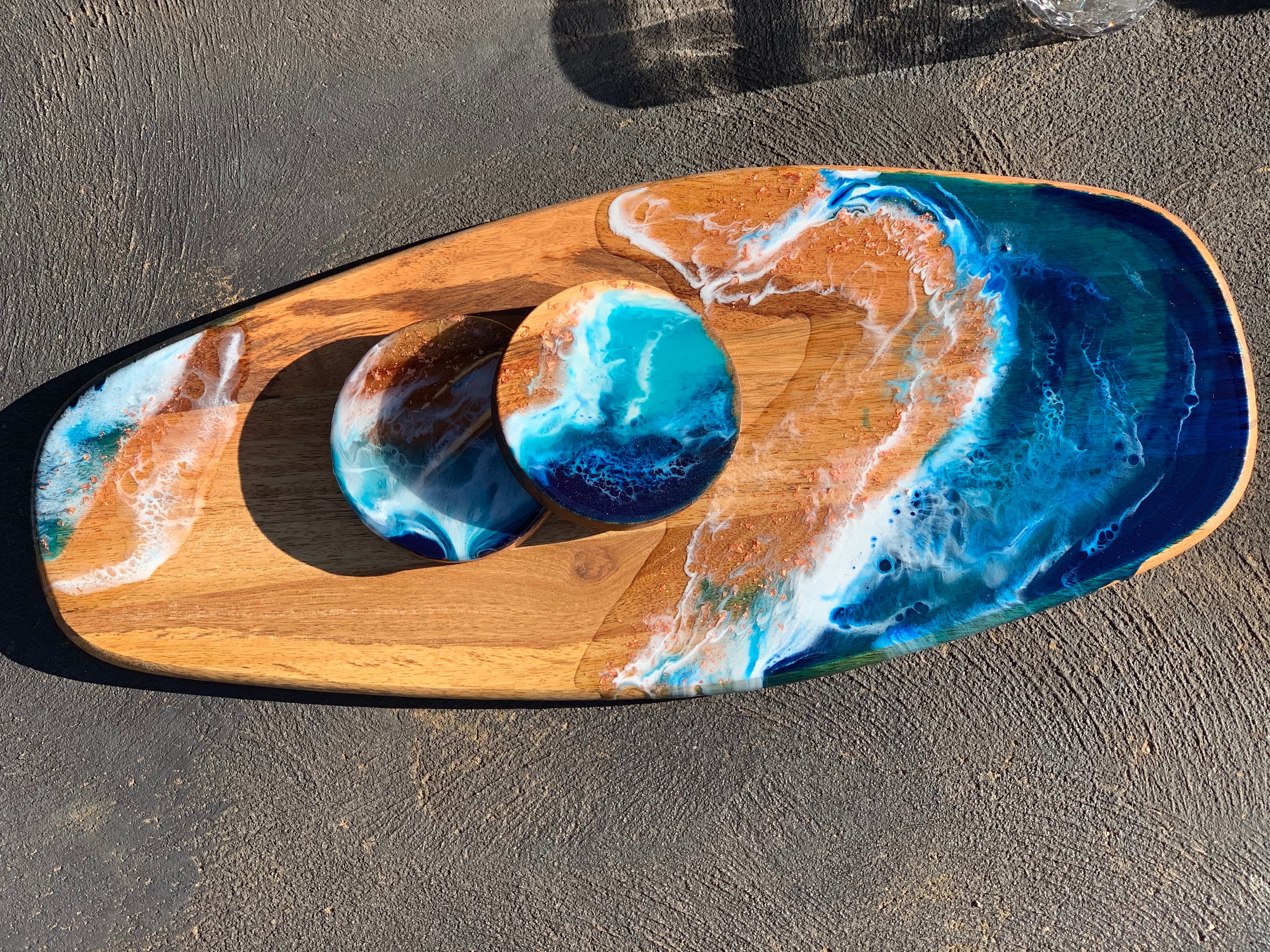 Surf board | Serving board | beach board | serve board | charcuterie board | platter | chopping board