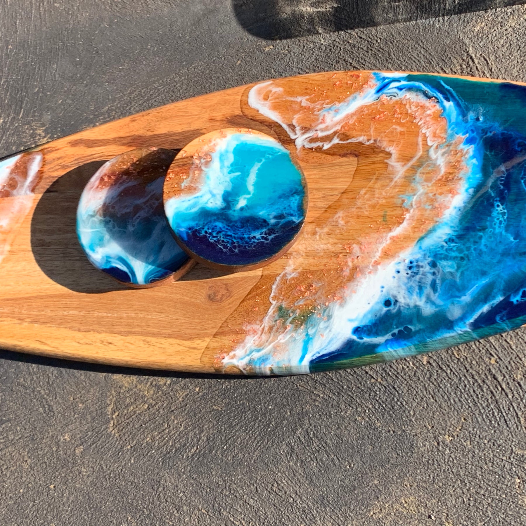 Surf board | Serving board | beach board | serve board | charcuterie board | platter | chopping board