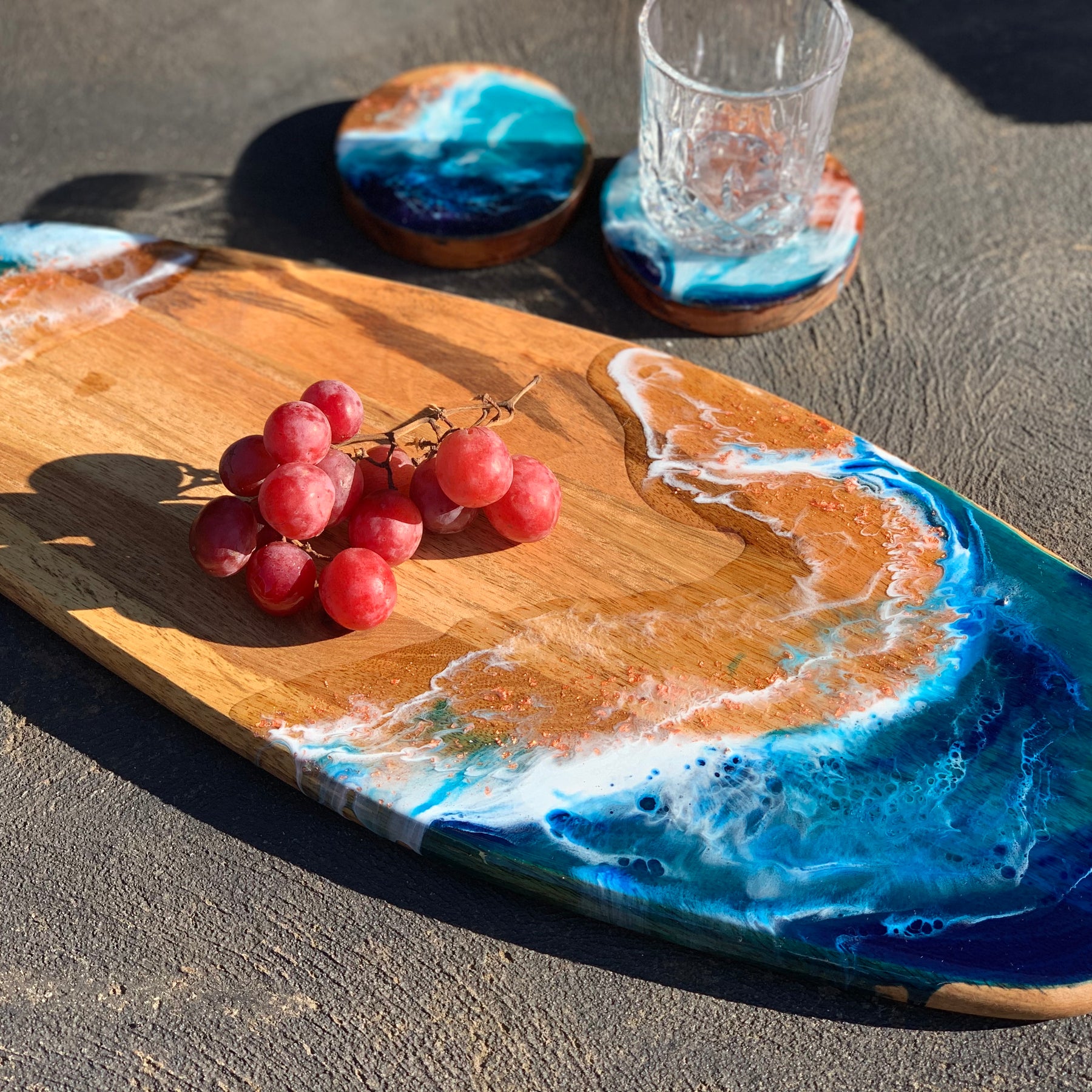 Surf board | Serving board | beach board | serve board | charcuterie board | platter | chopping board