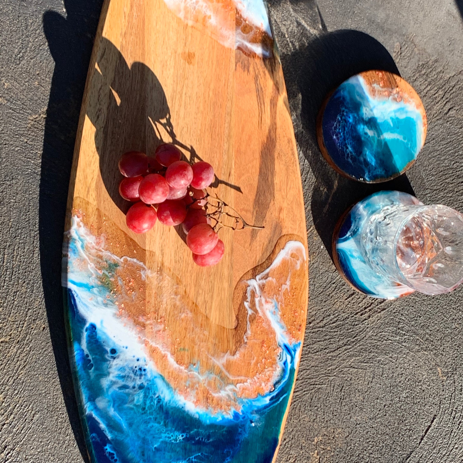 Surf board | Serving board | beach board | serve board | charcuterie board | platter | chopping board