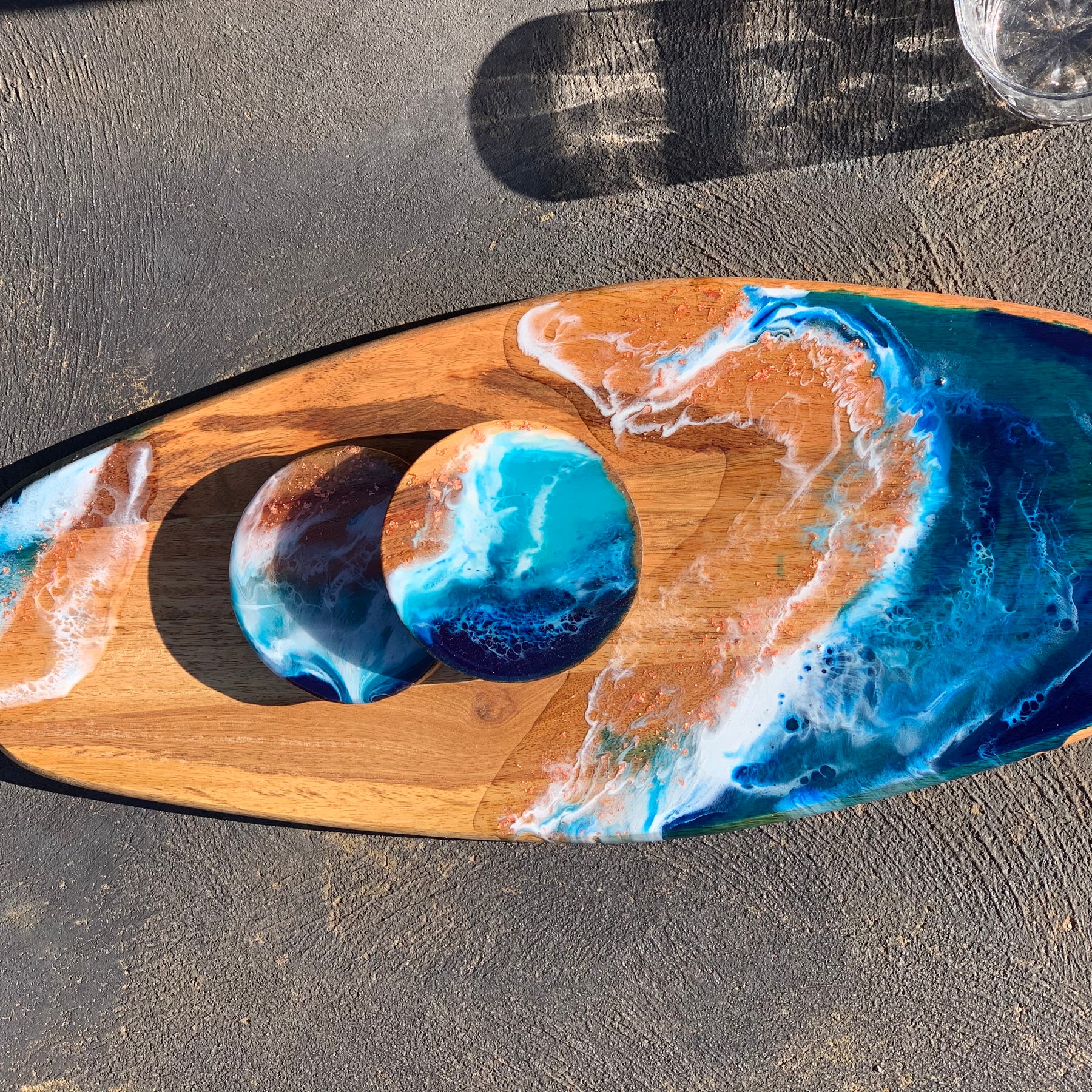 Surf board | Serving board | beach board | serve board | charcuterie board | platter | chopping board