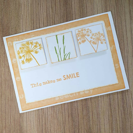 Greeting Card Blank All Occasions - Yellow Smile
