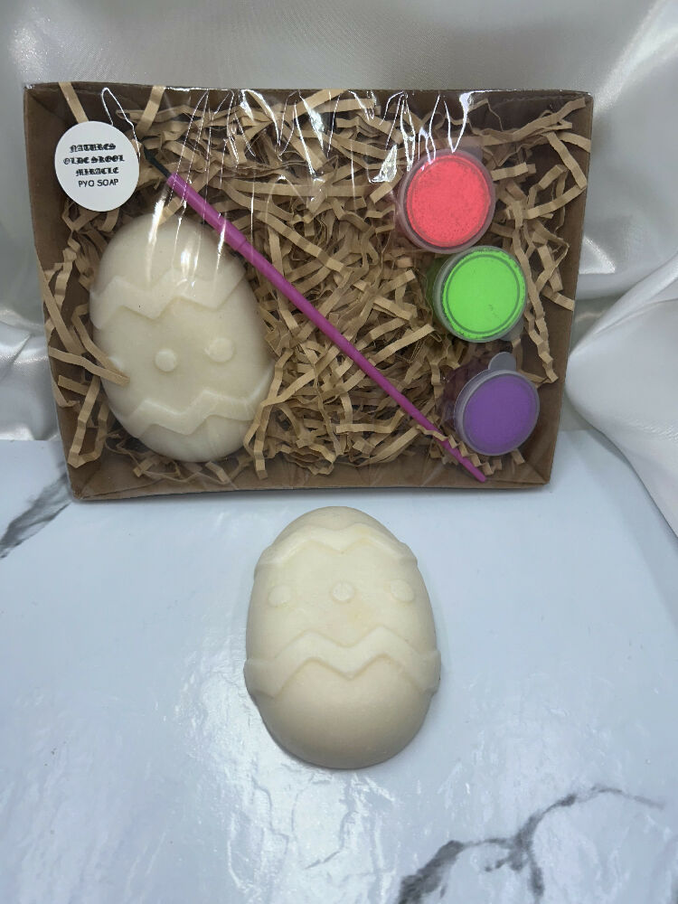 Paint your own Easter soap