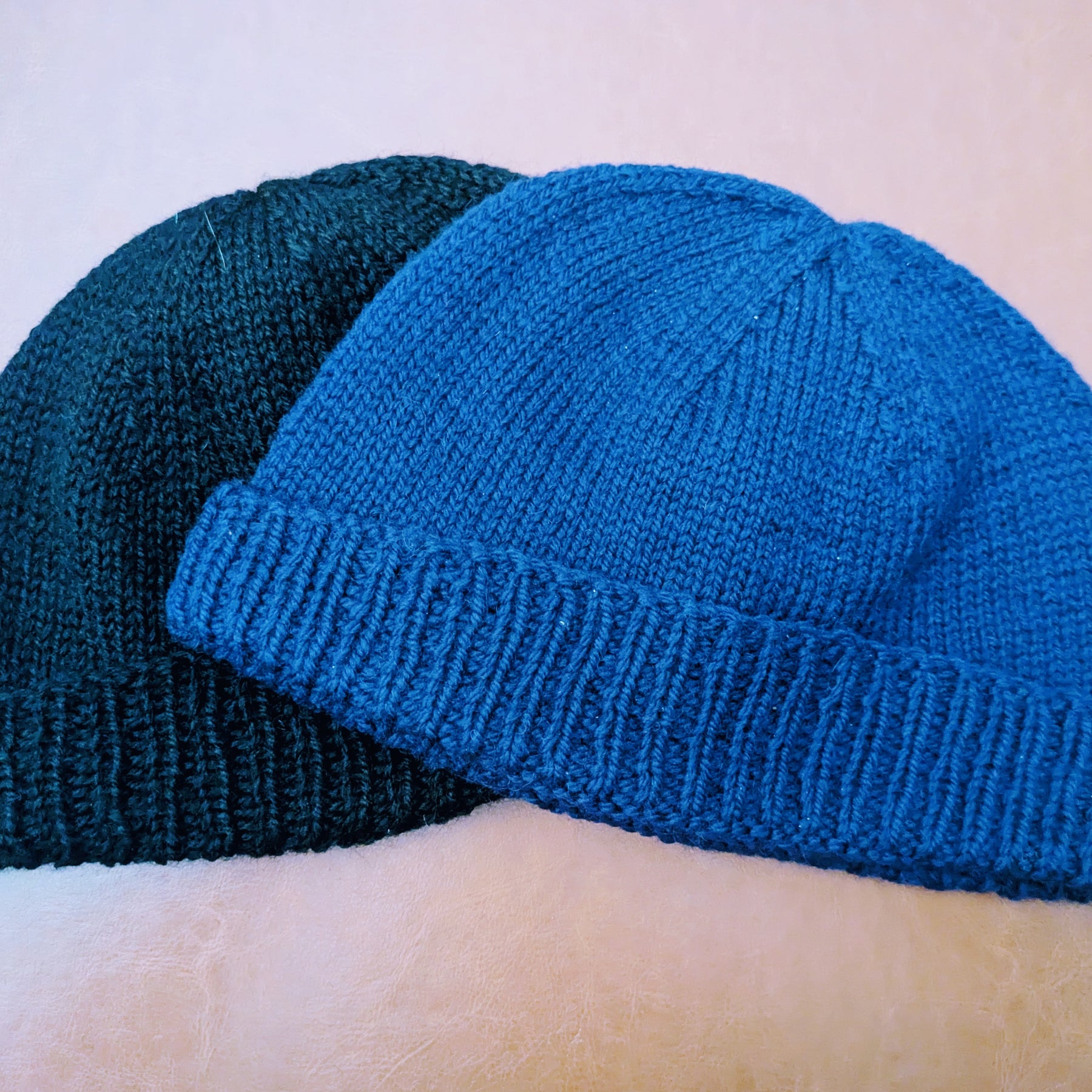 1940s Style Handknit Watchman or Fisherman Cap