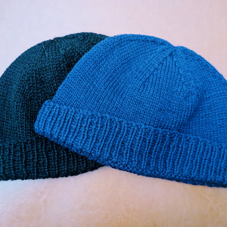 1940s Style Handknit Watchman or Fisherman Cap | Hand Knitted
