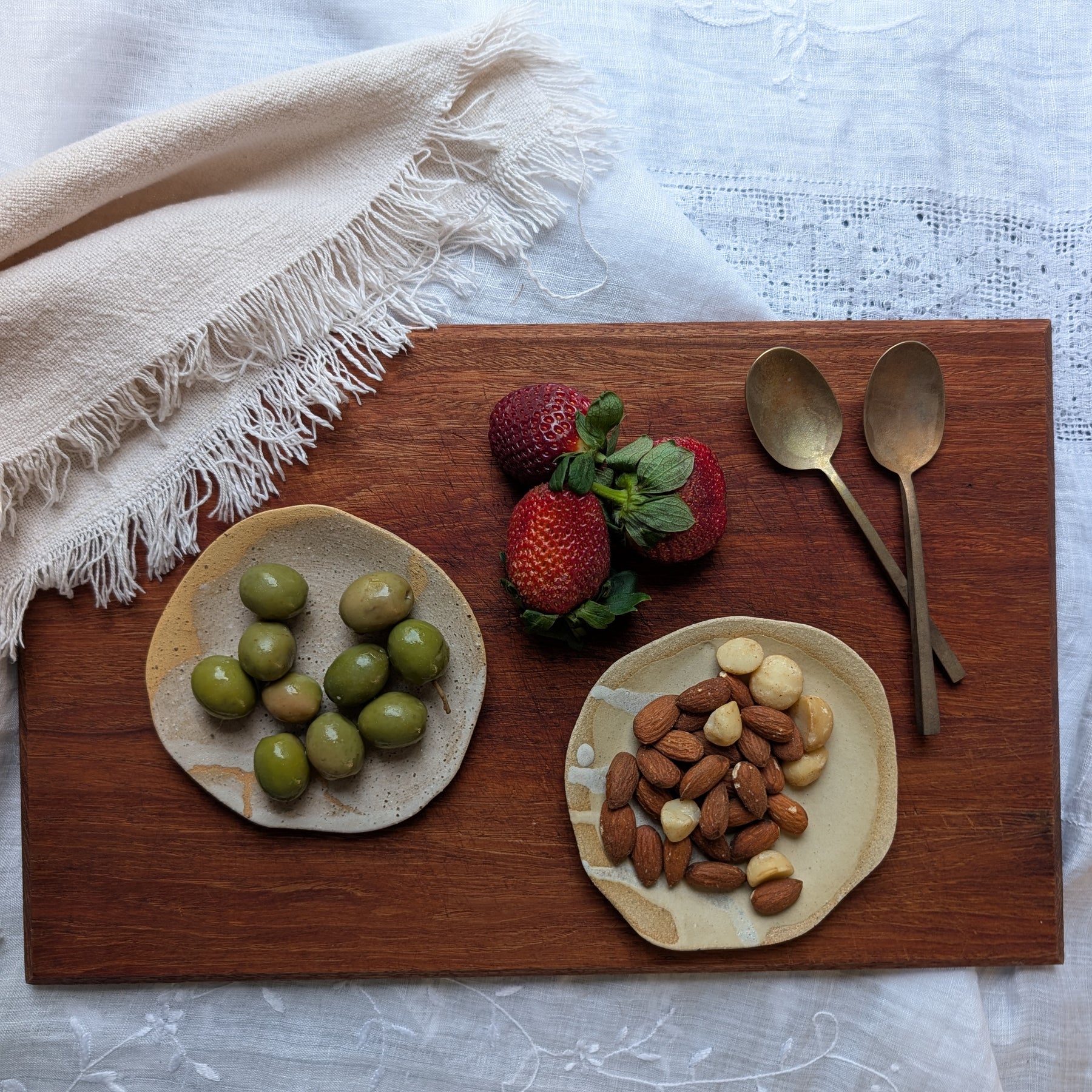 Ceramic Dish Set (2)| nibbles • charcuterie • trinkets
