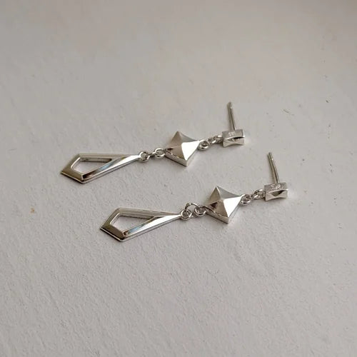 faceted rectangle, square and kite studs