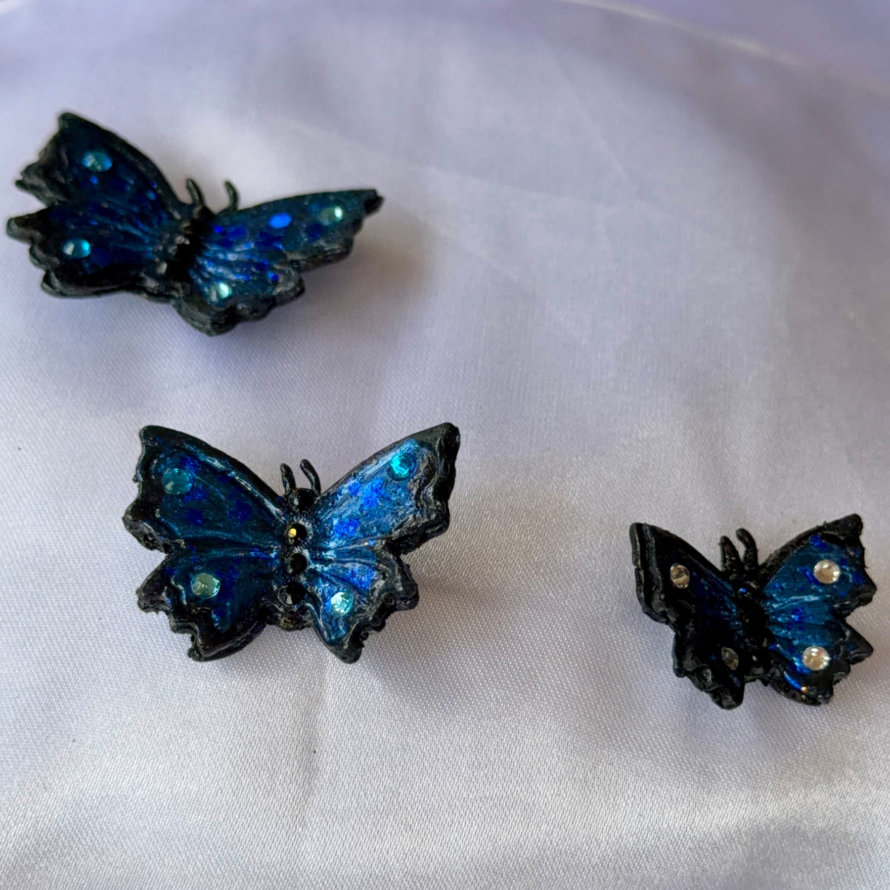 Set Of Rustic Ulysses Butterflies Magnets