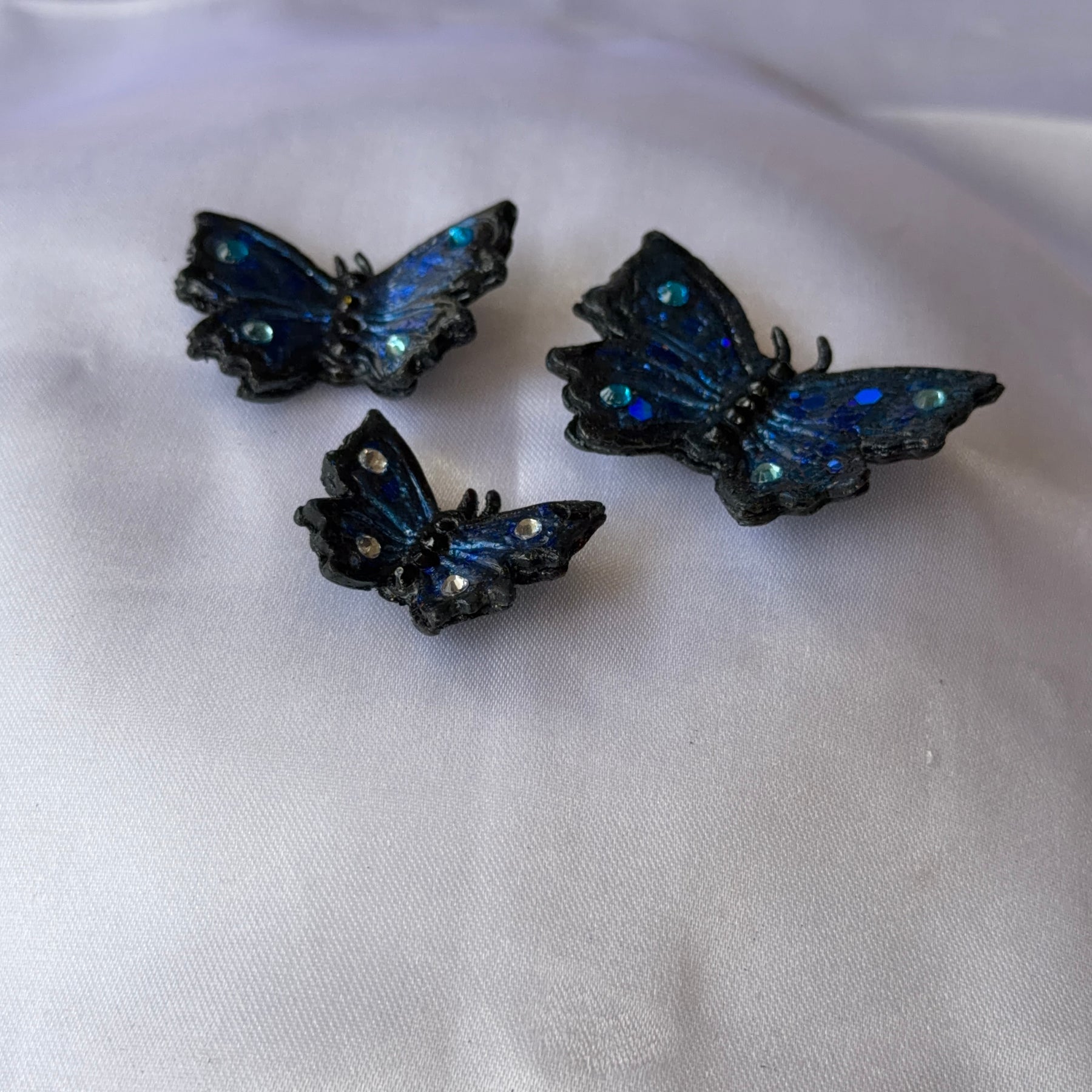 Set Of Rustic Ulysses Butterflies Magnets