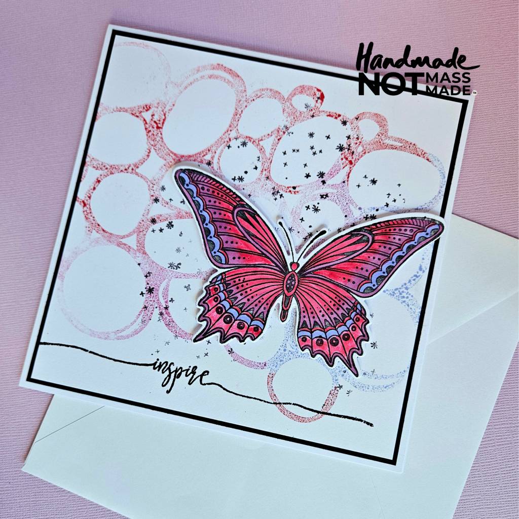"Inspire", inspirational, blank greeting card