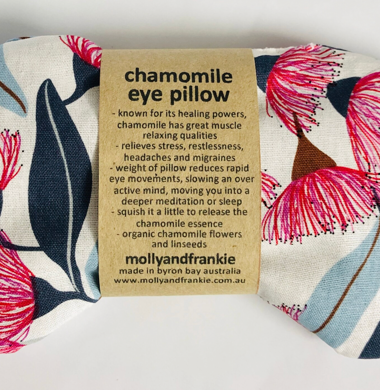 Lavender or Chamomile and Organic Linseed Eye Pillow