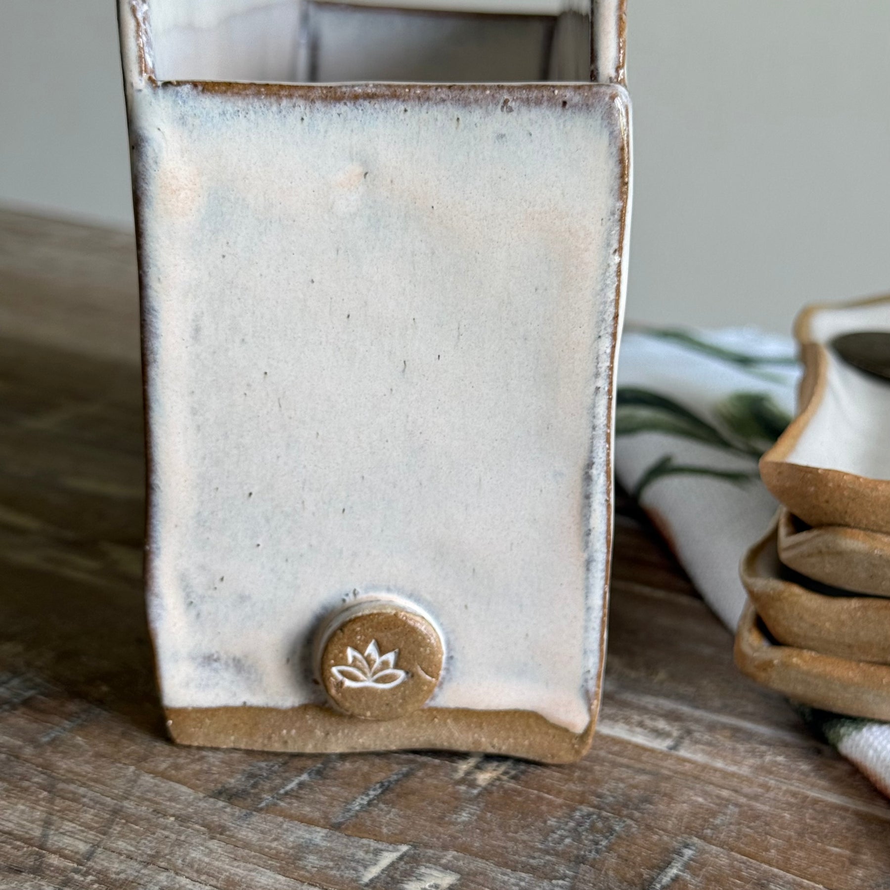 Slow Mornings - Handmade Ceramic Toaster & Toast Plate Set