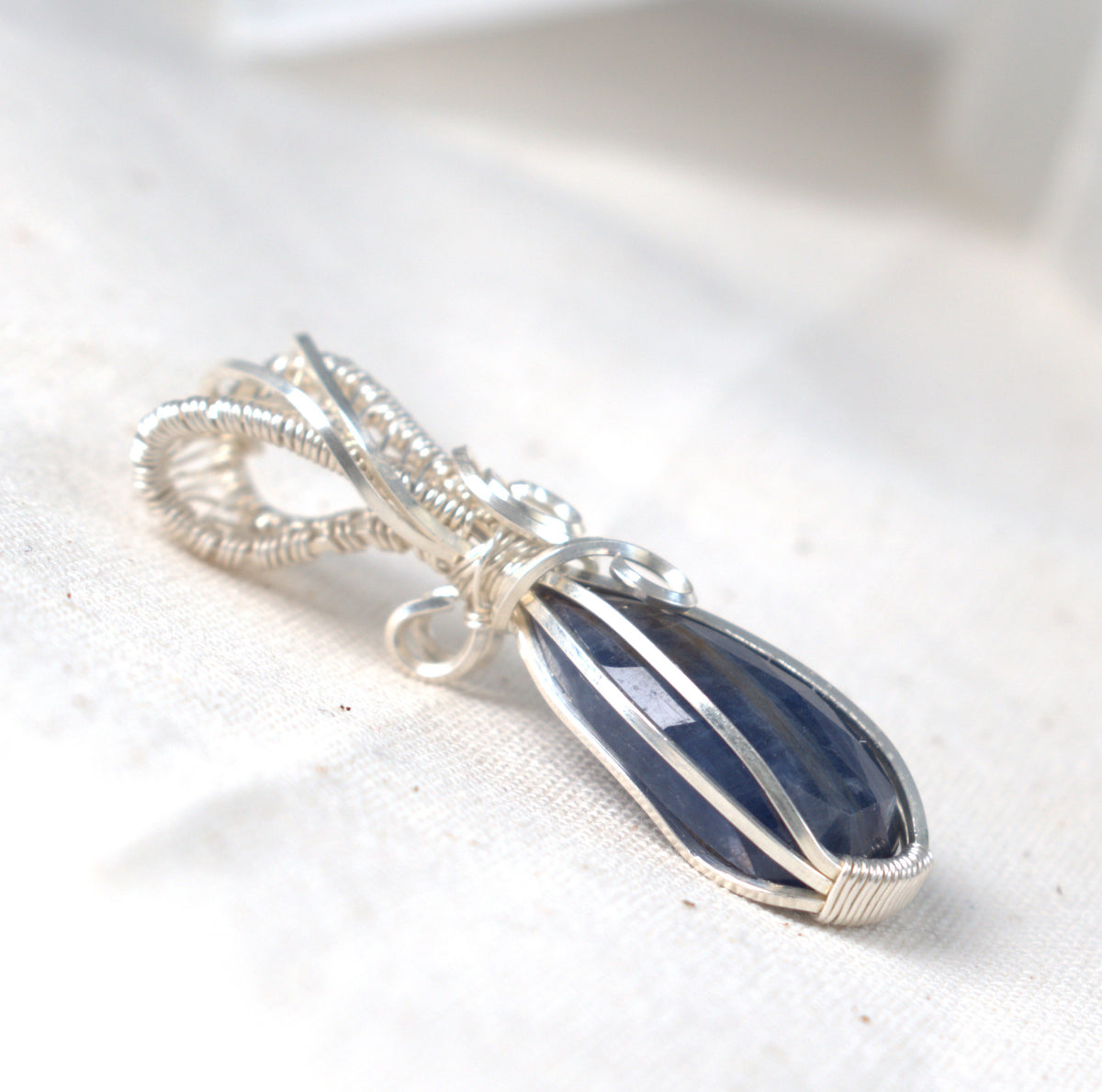 Into the Night - Sapphire Keepsake Pendant, September Birthstone