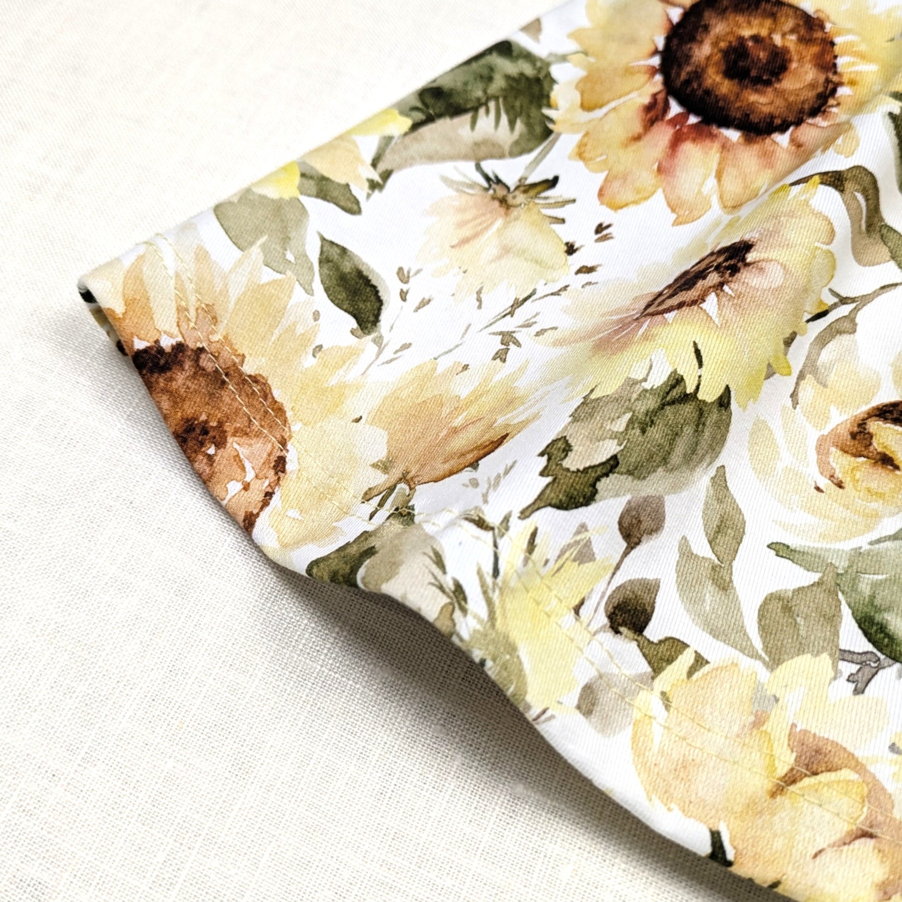 Handmade Skirt with shorts for active kids | Sunflower Collection | size 1