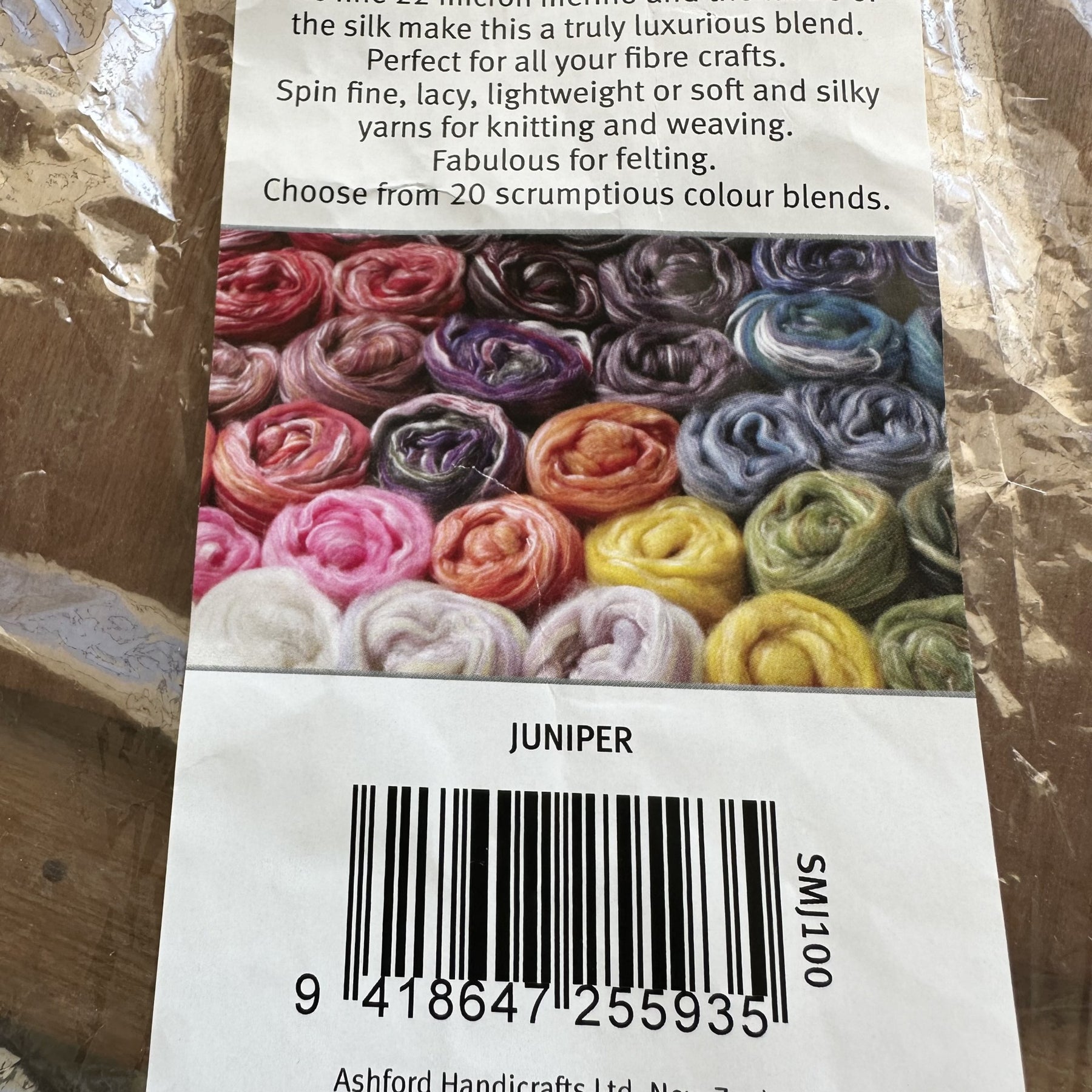 'Pewter Plum' Handspun Merino & Silk Knitted Cowl or Neck Warmer