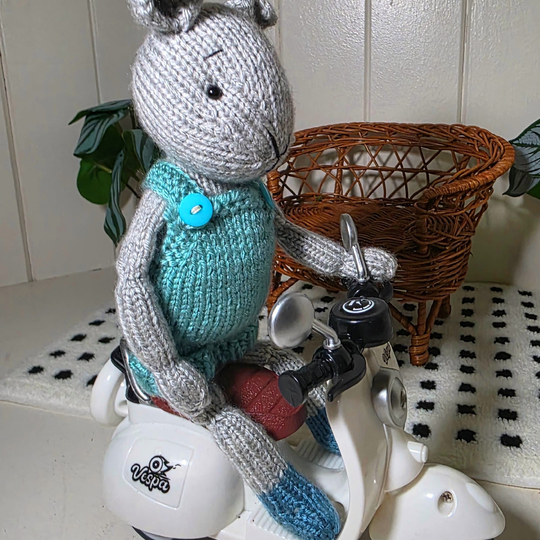 Hand Knitted Rooney the Hare