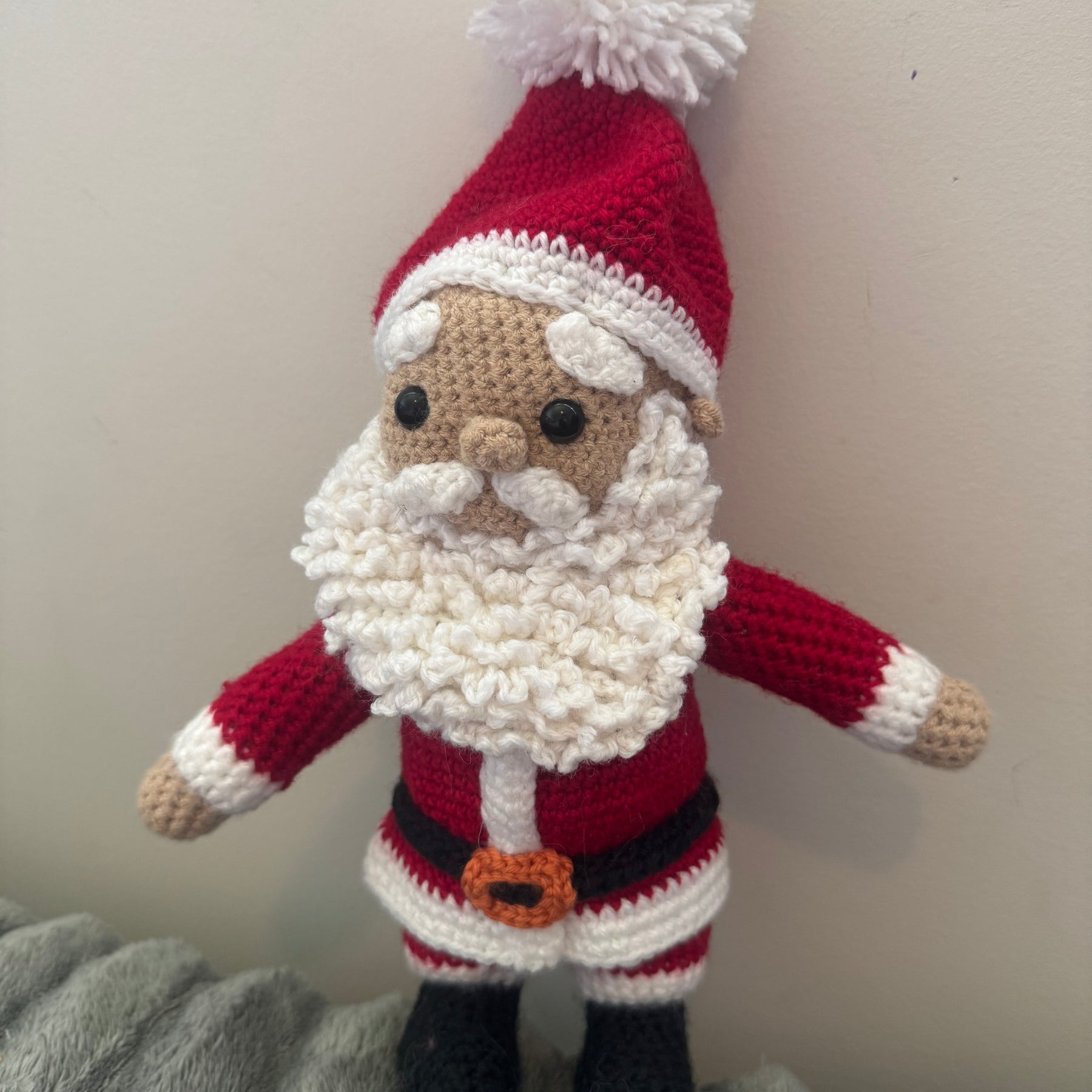 Hand Crochet Santa Claus Amigurumi Christmas Decor