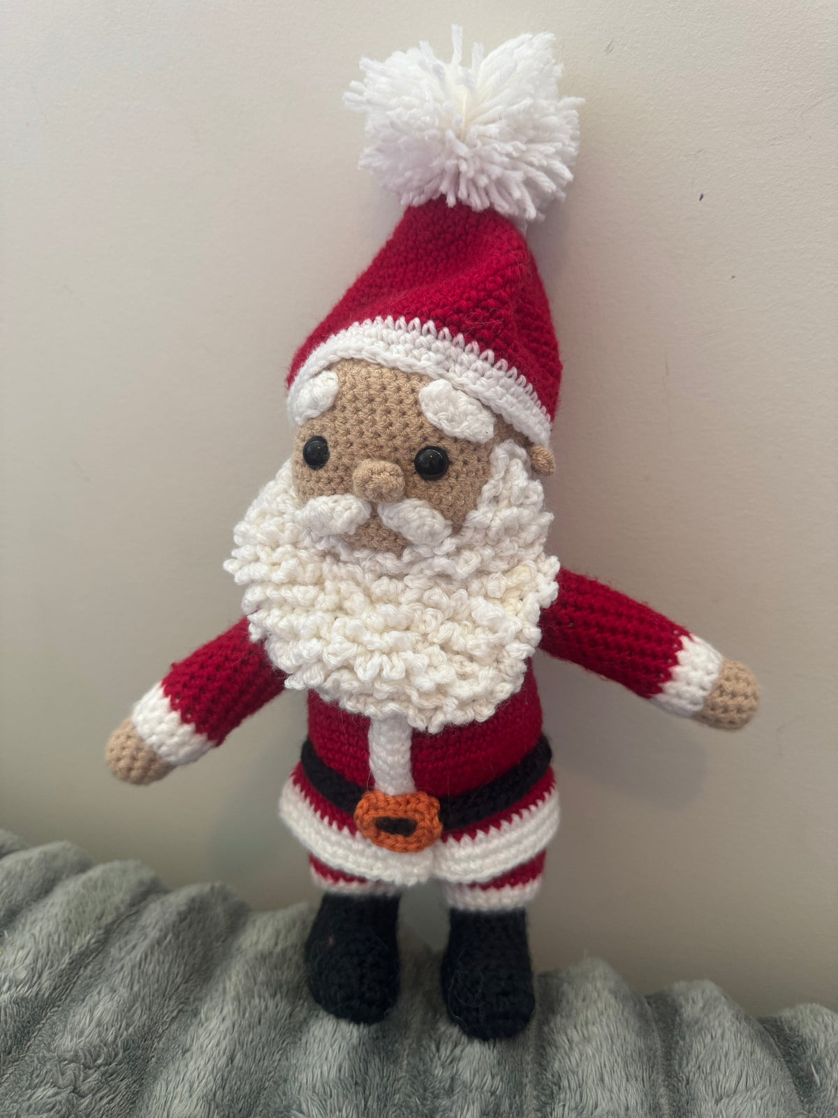 Hand Crochet Santa Claus Amigurumi Christmas Decor