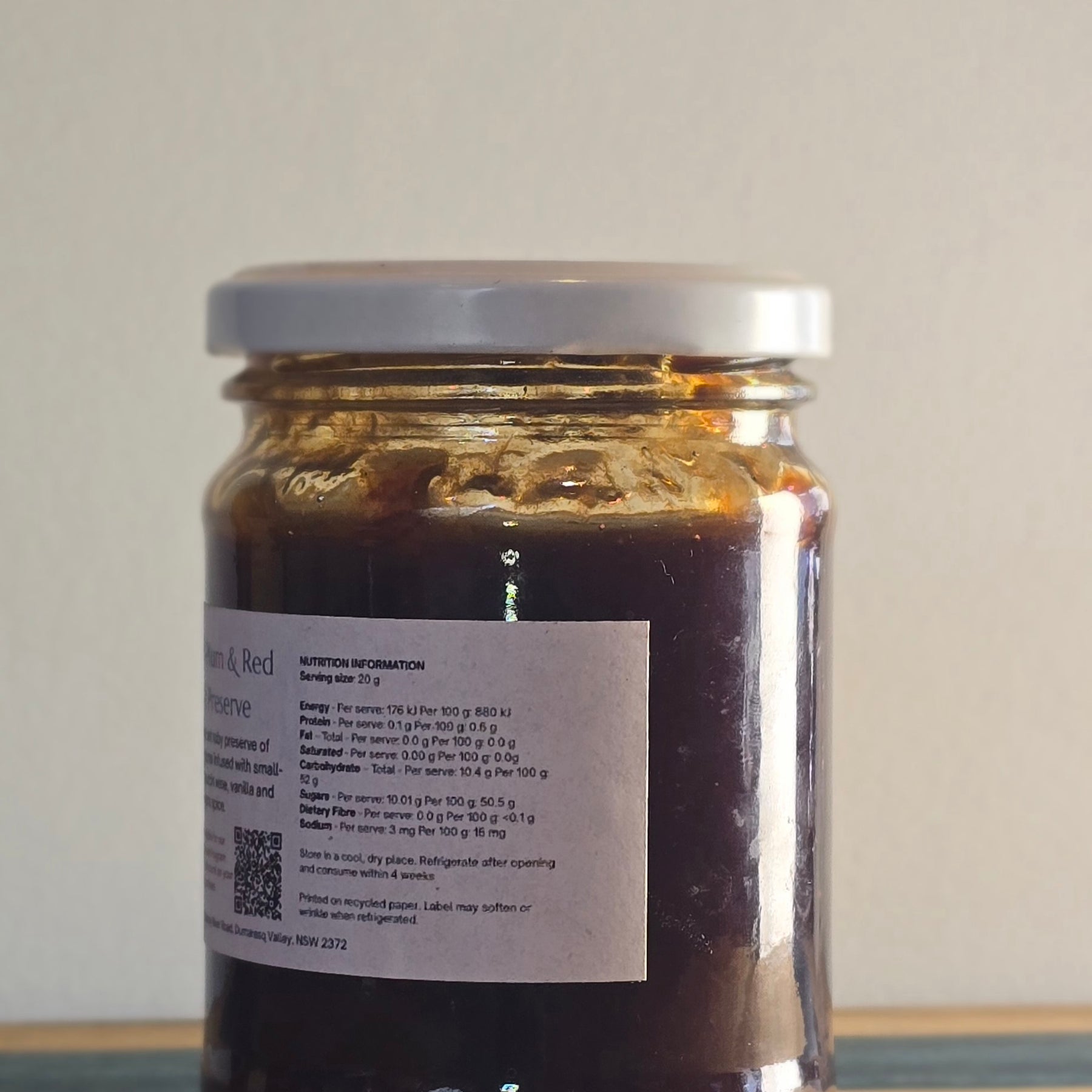 Cherry-Plum & Red Wine Preserve
