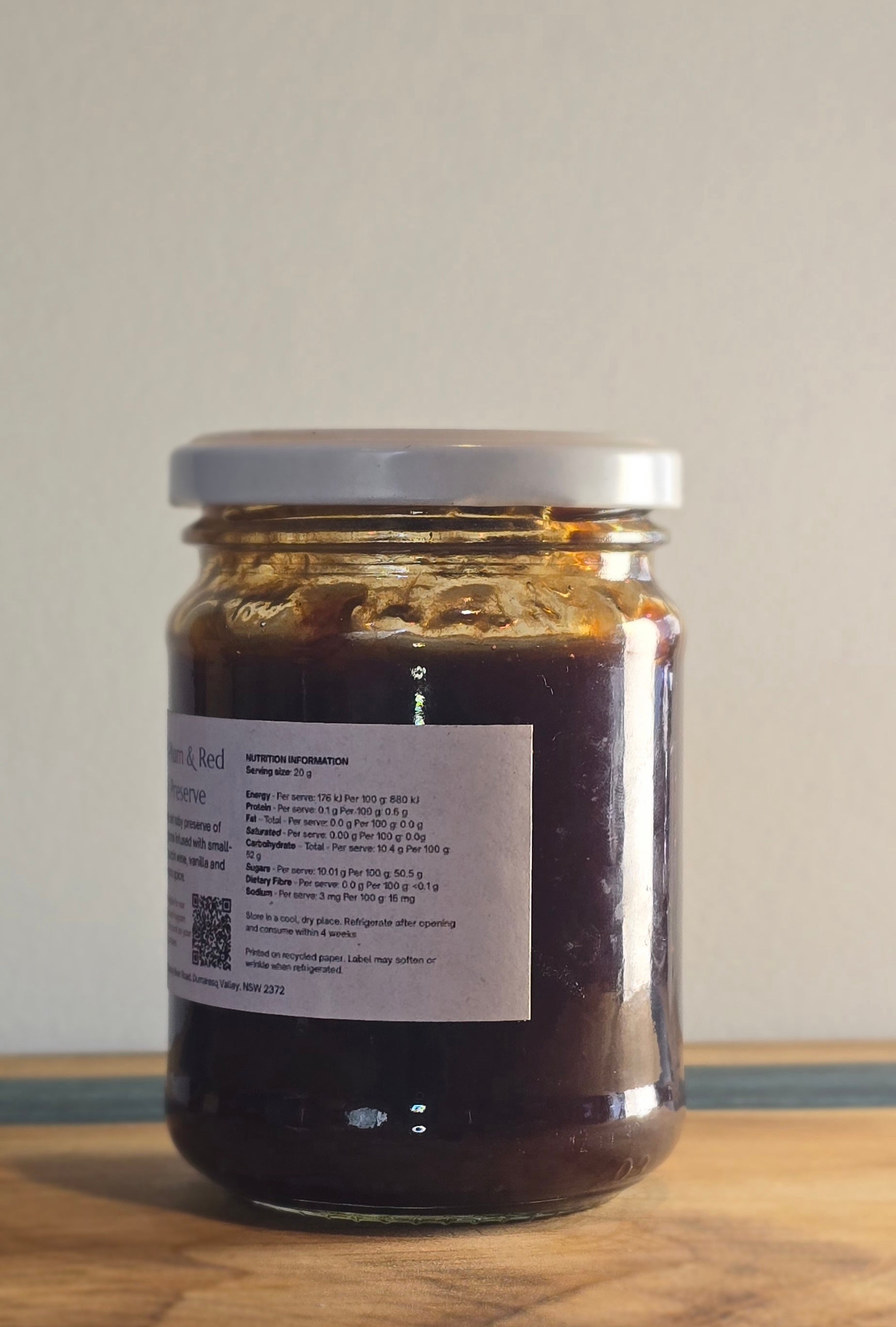 Cherry-Plum & Red Wine Preserve