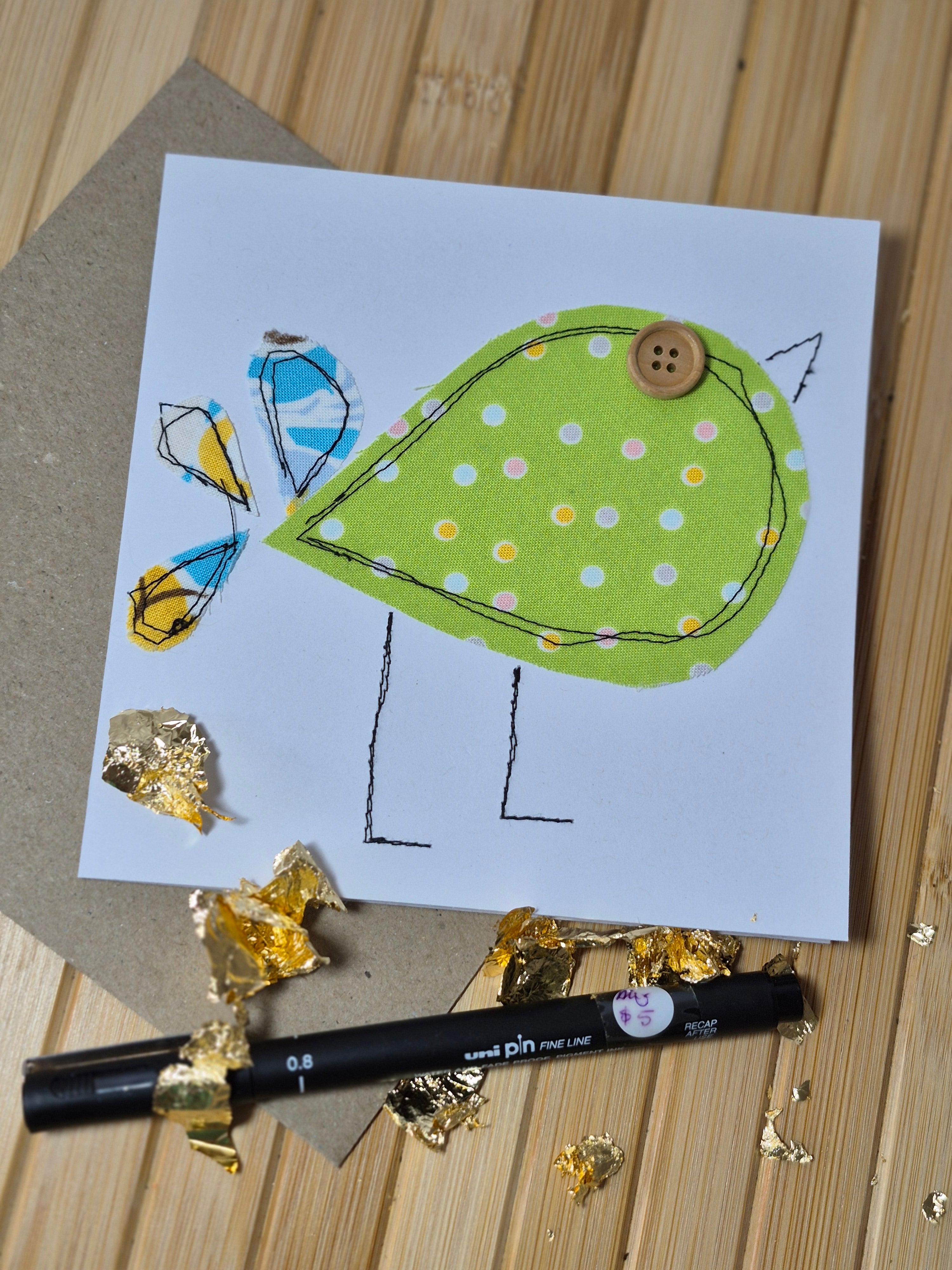 Birdie dreaming card