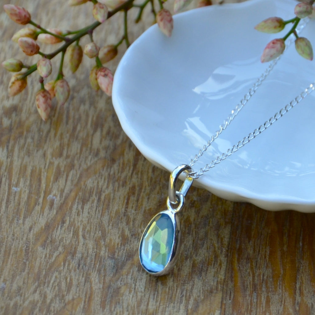 Custom for Laura - Topaz Pendant
