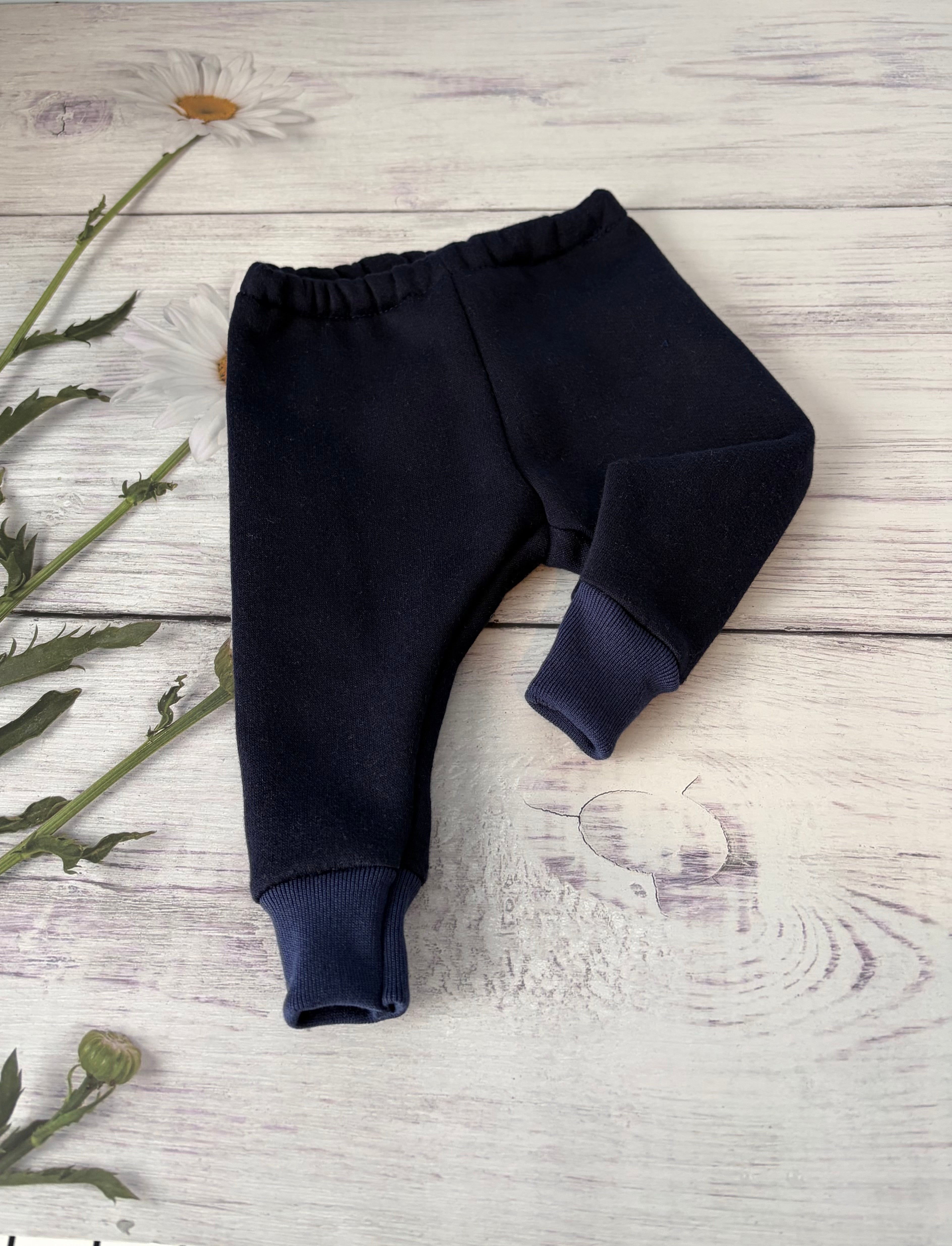 FLEECY LINED TRACKSUIT PANTS - NEWBORN