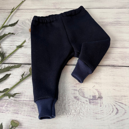 FLEECY LINED TRACKSUIT PANTS - NEWBORN