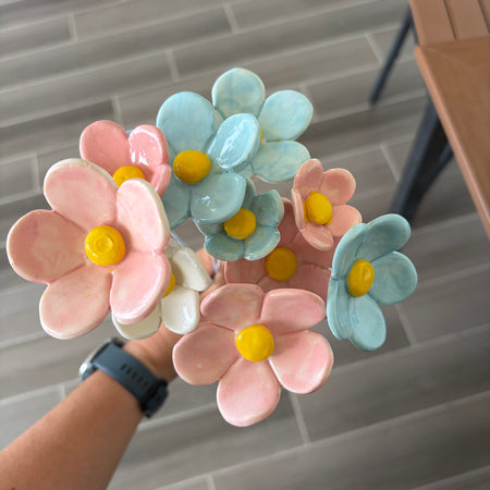 Ceramic Flowers - bunches of seconds!