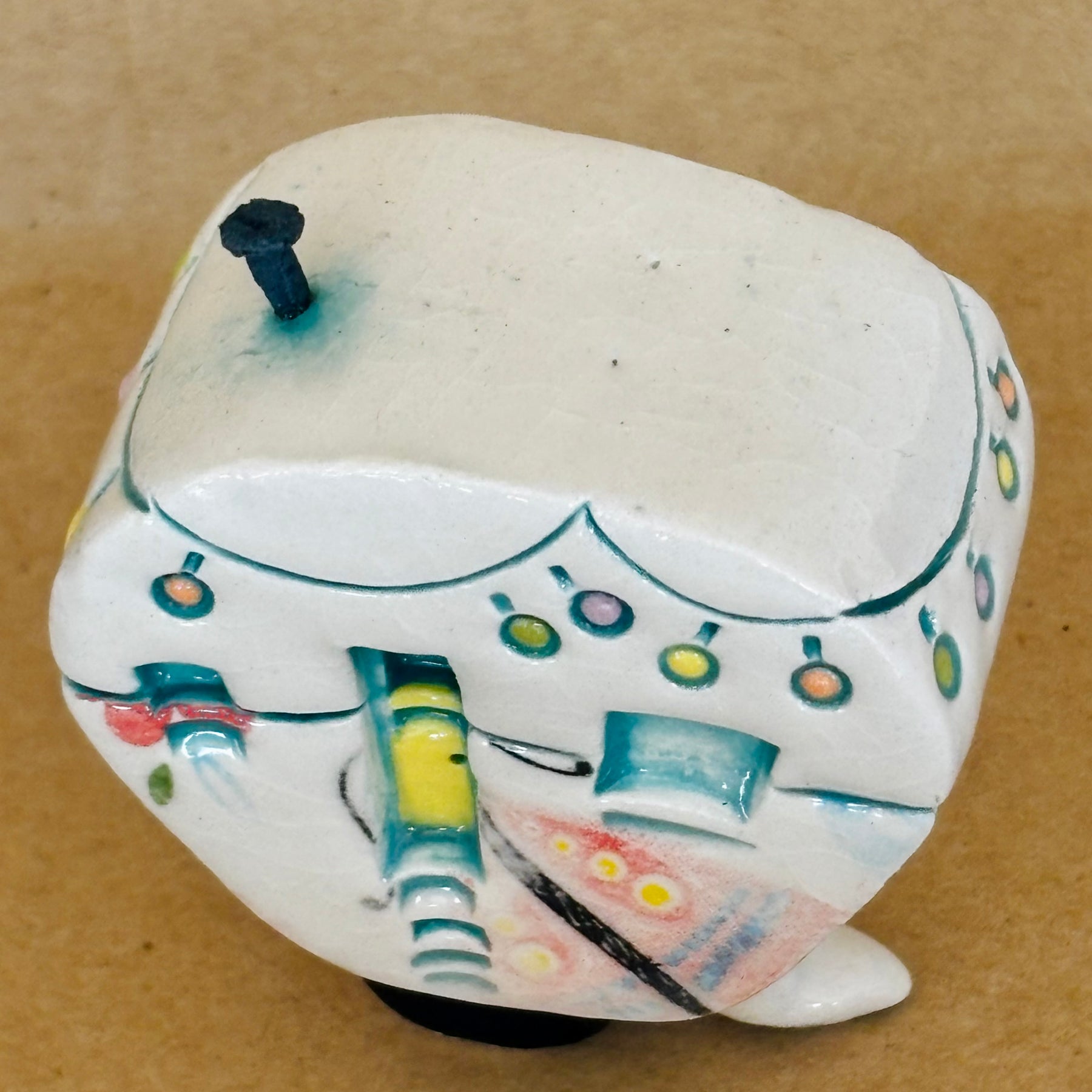 Small Retro Collectable Ceramic Caravan 13