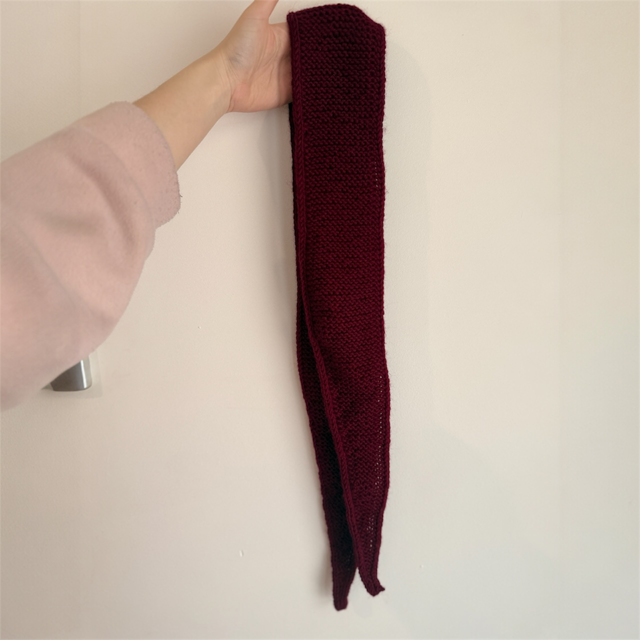 Sophie scarf in burgundy red