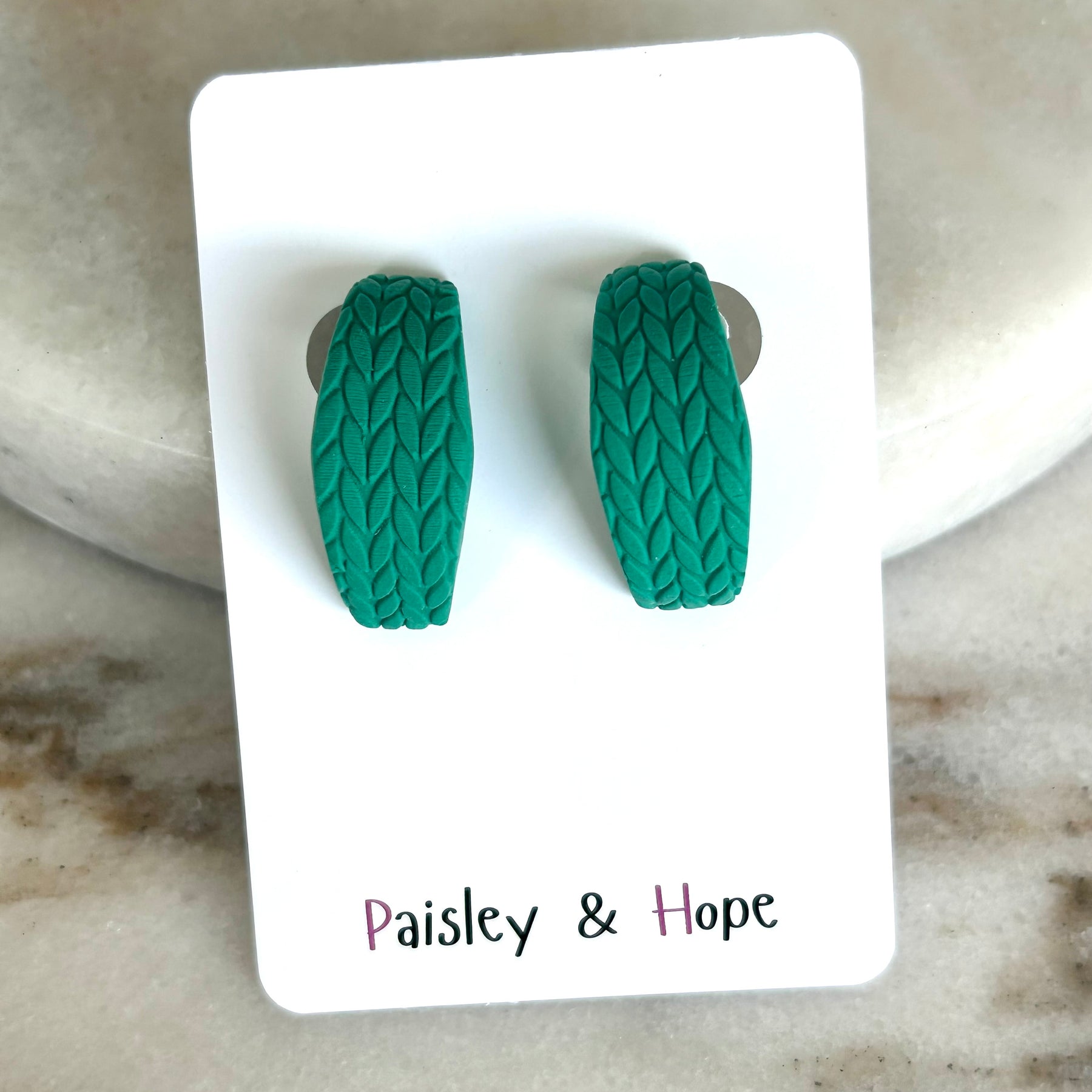 Polymer Clay Huggie - Choose Colour & Design