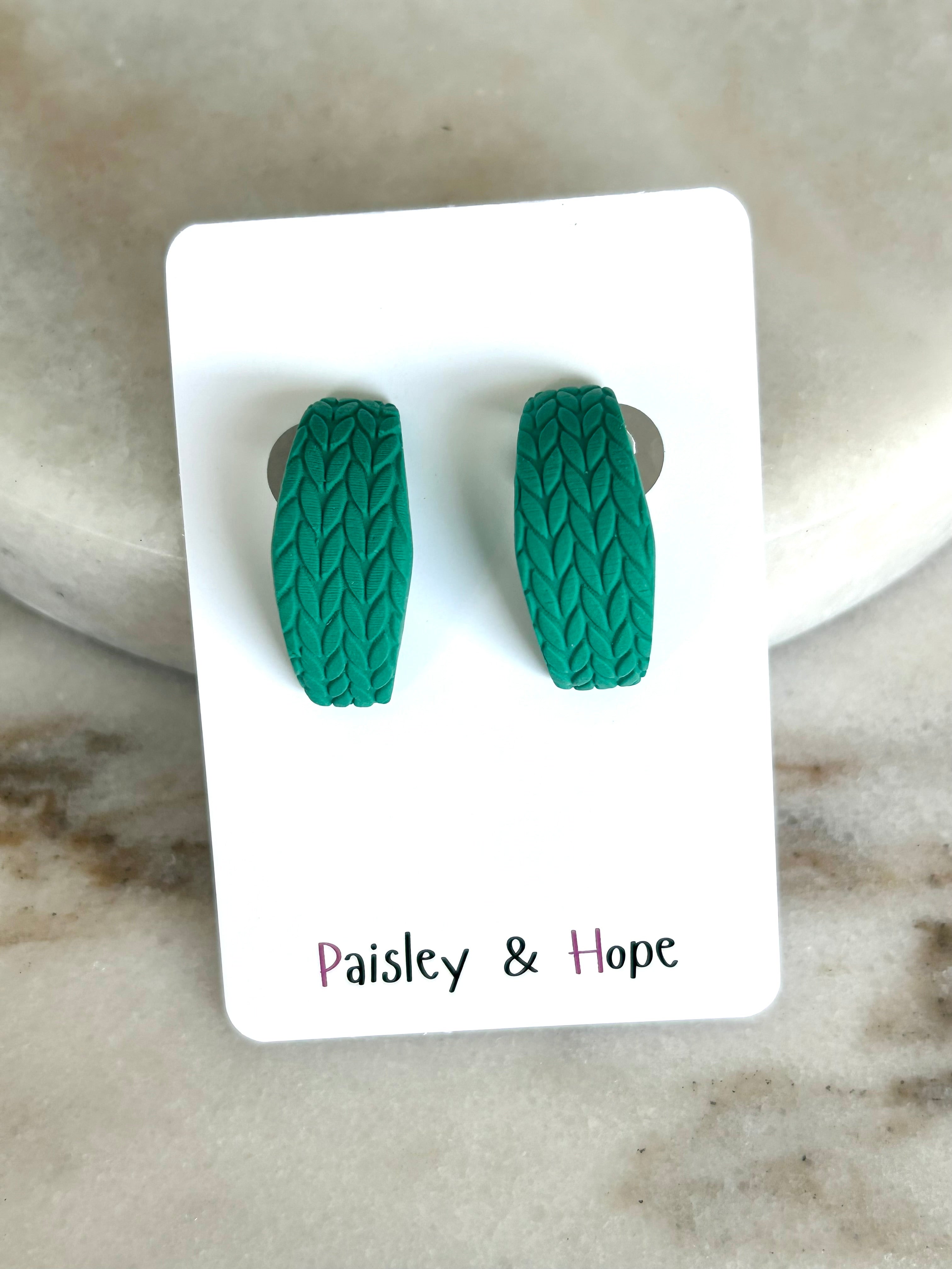 Polymer Clay Huggie - Choose Colour & Design