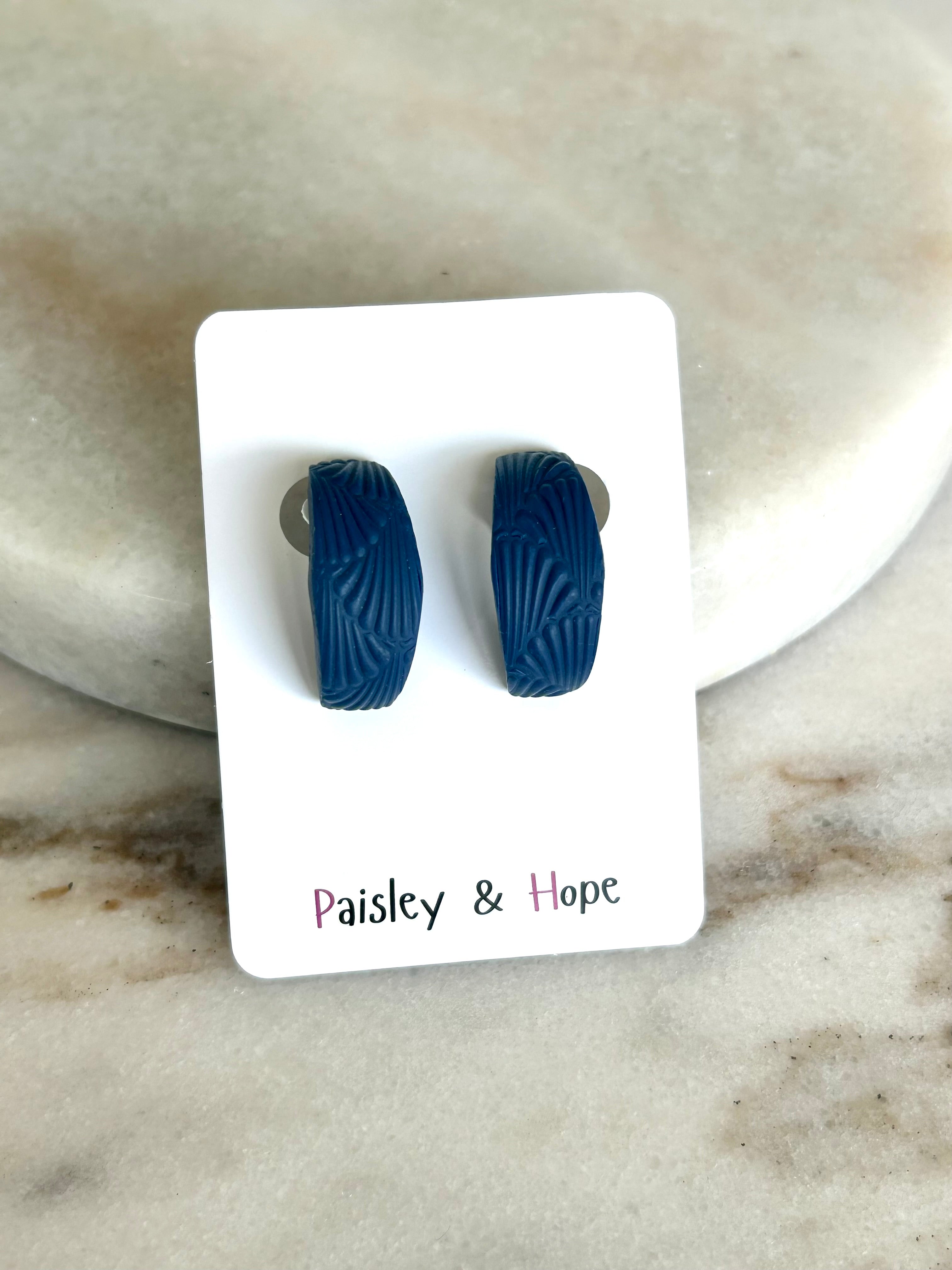 Polymer Clay Huggie - Choose Colour & Design