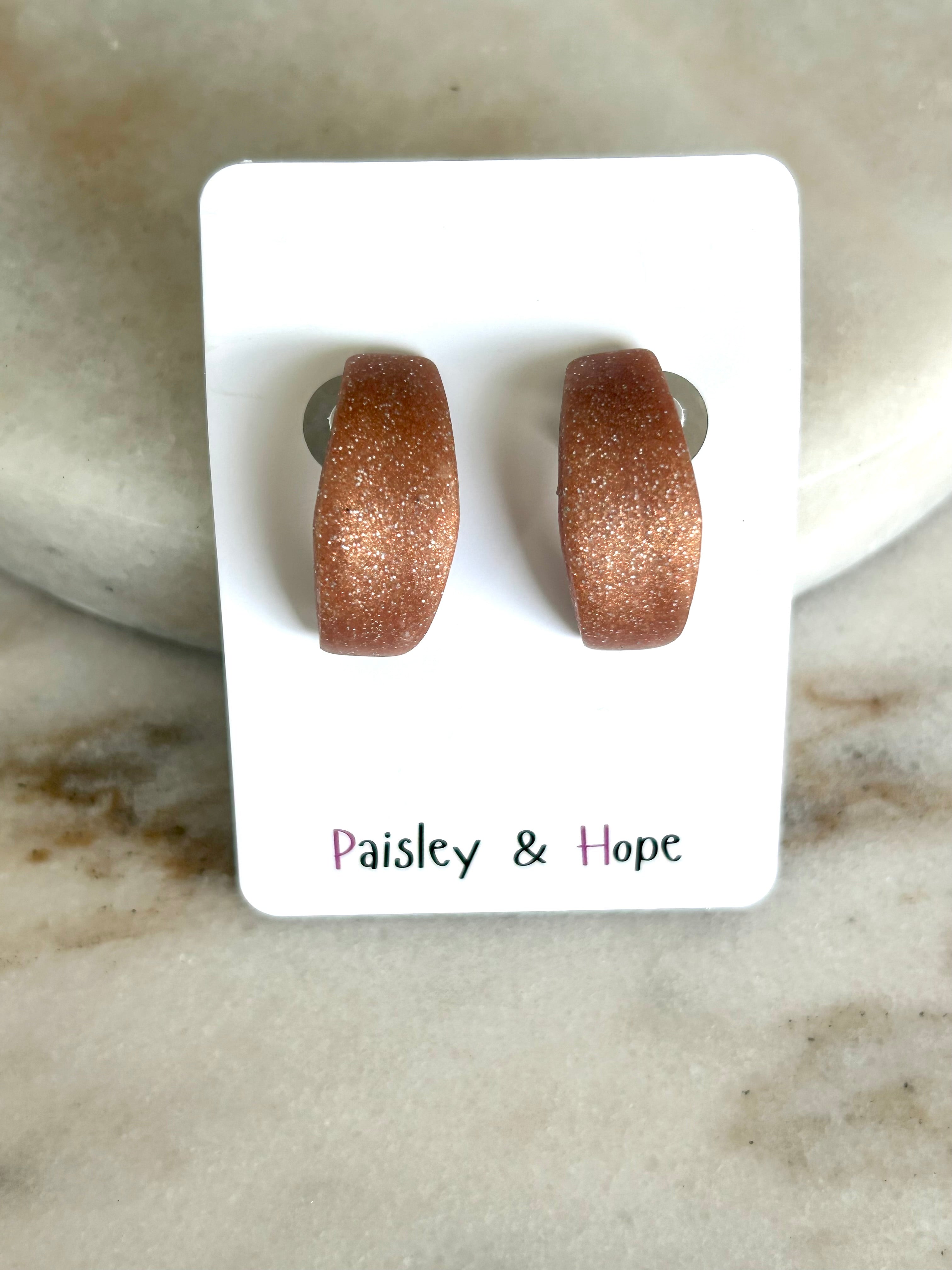 Polymer Clay Huggie - Choose Colour & Design