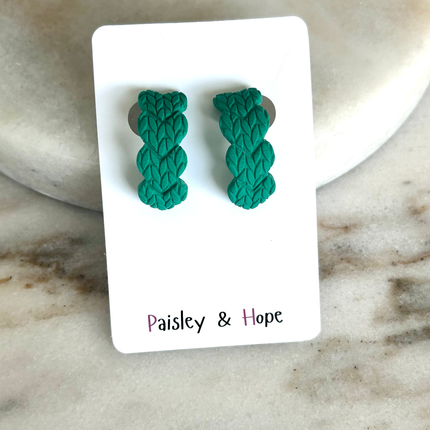 Polymer Clay Huggie - Choose Colour & Design