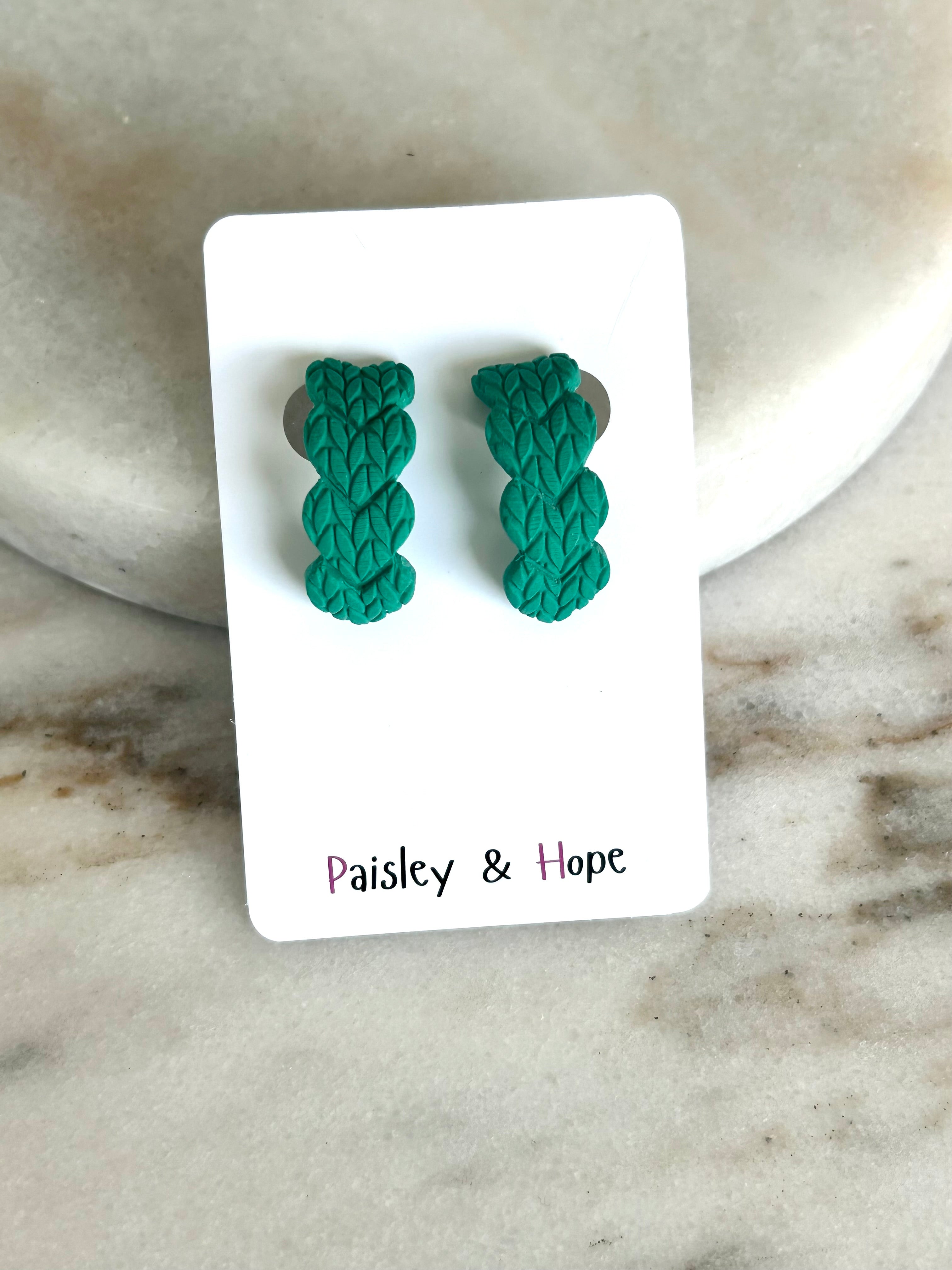 Polymer Clay Huggie - Choose Colour & Design