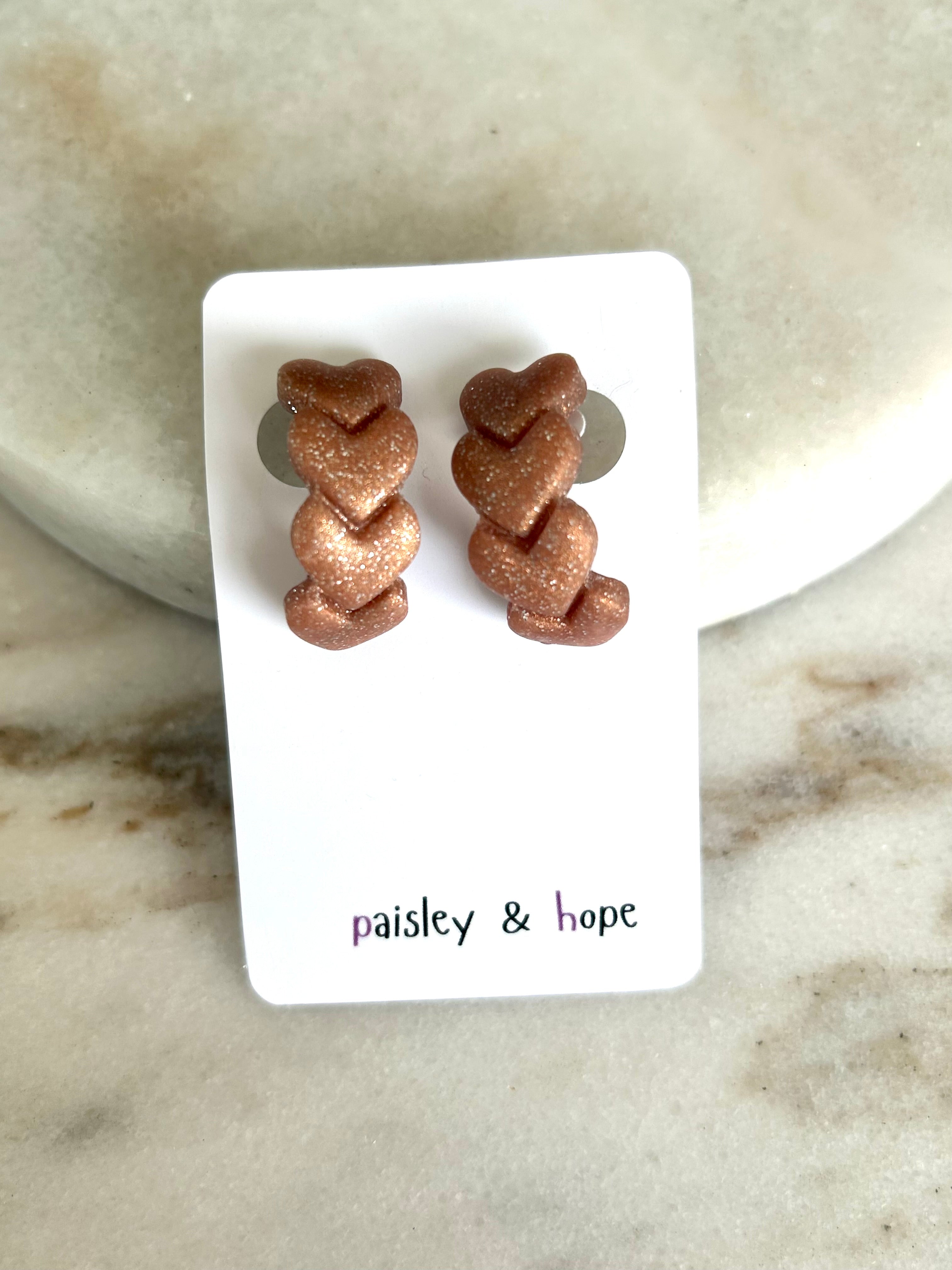 Polymer Clay Huggie - Choose Colour & Design