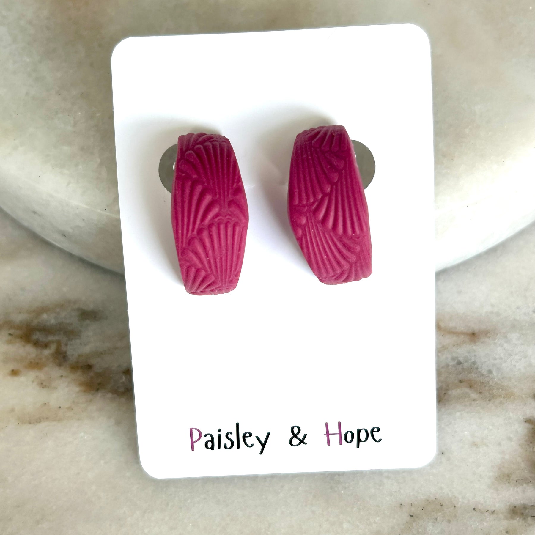 Polymer Clay Huggie - Choose Colour & Design