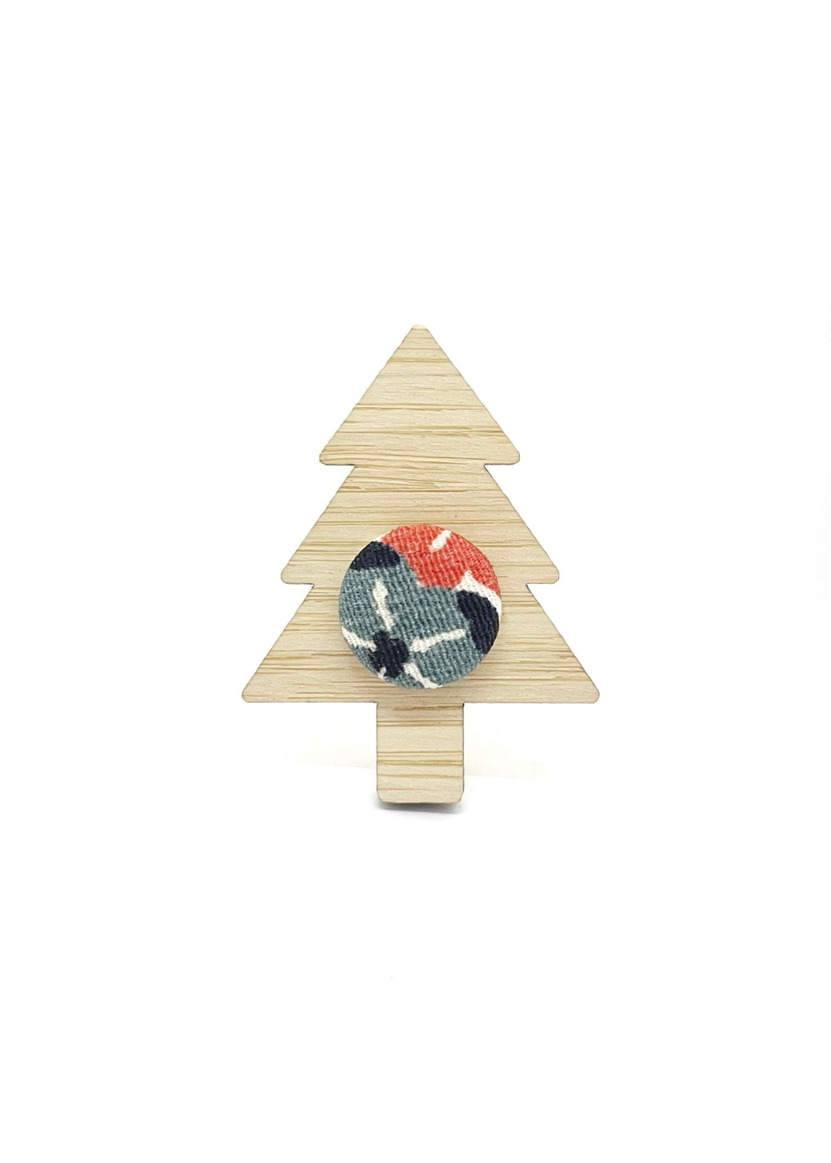 Kimono Christmas Tree Brooch with Gift Tin