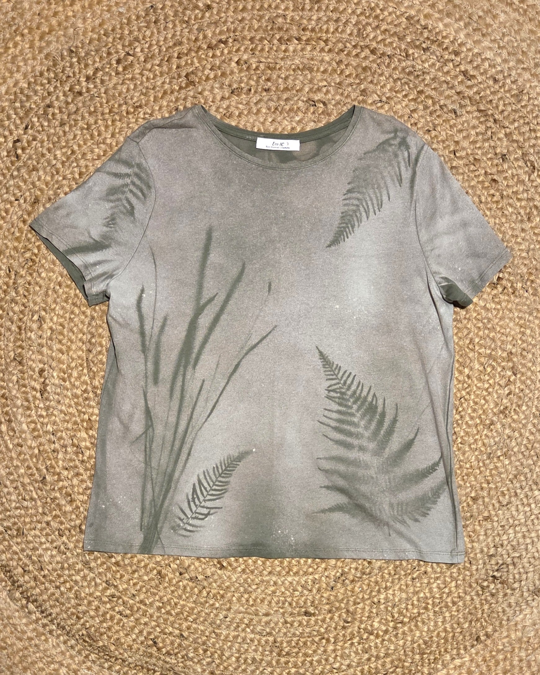 Botanical T-Shirt - Various Sizes - Natural Stencil - Last of this Collection
