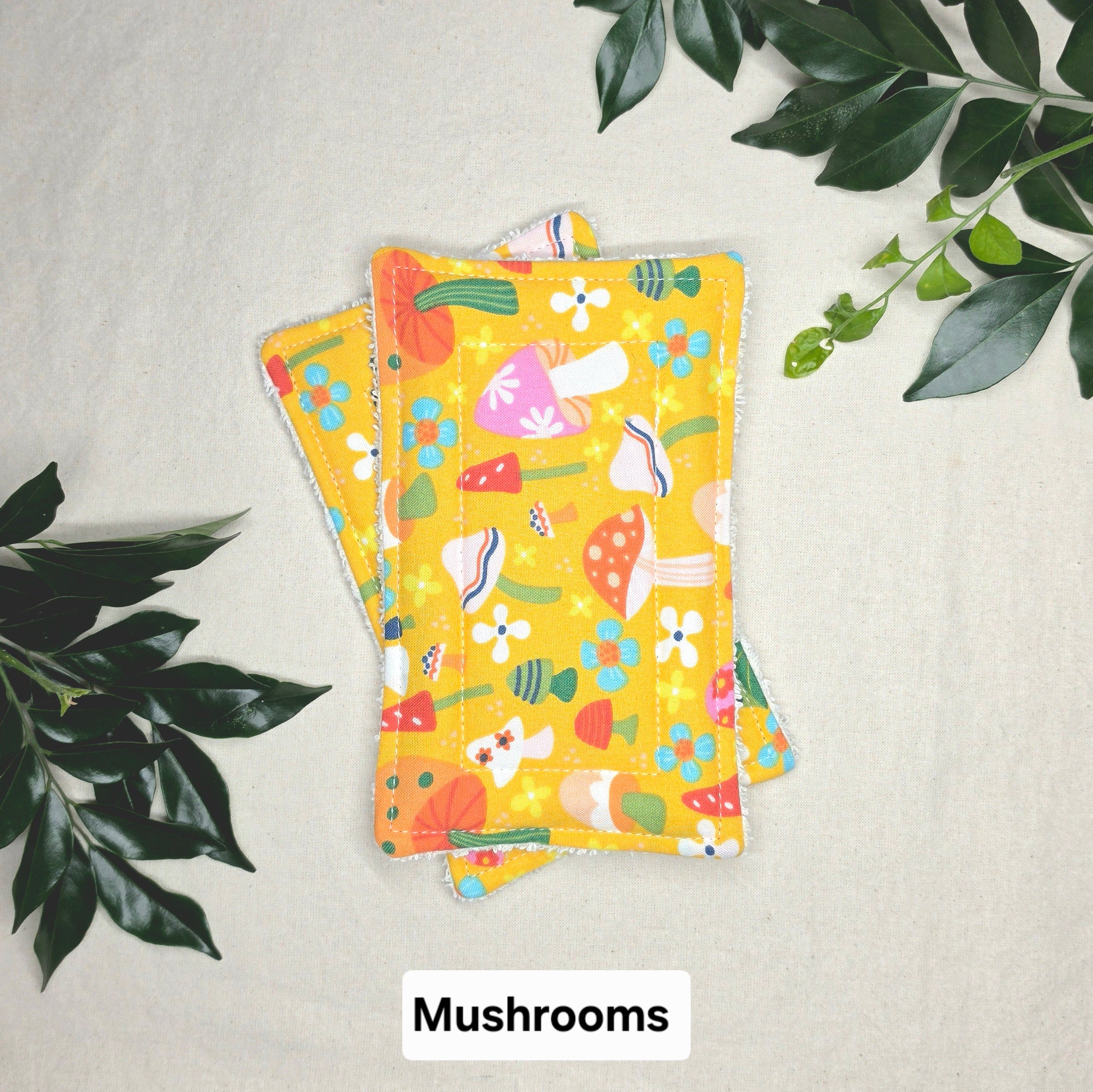 Classic 3 Layer Reusable Cotton Sponges 2pk