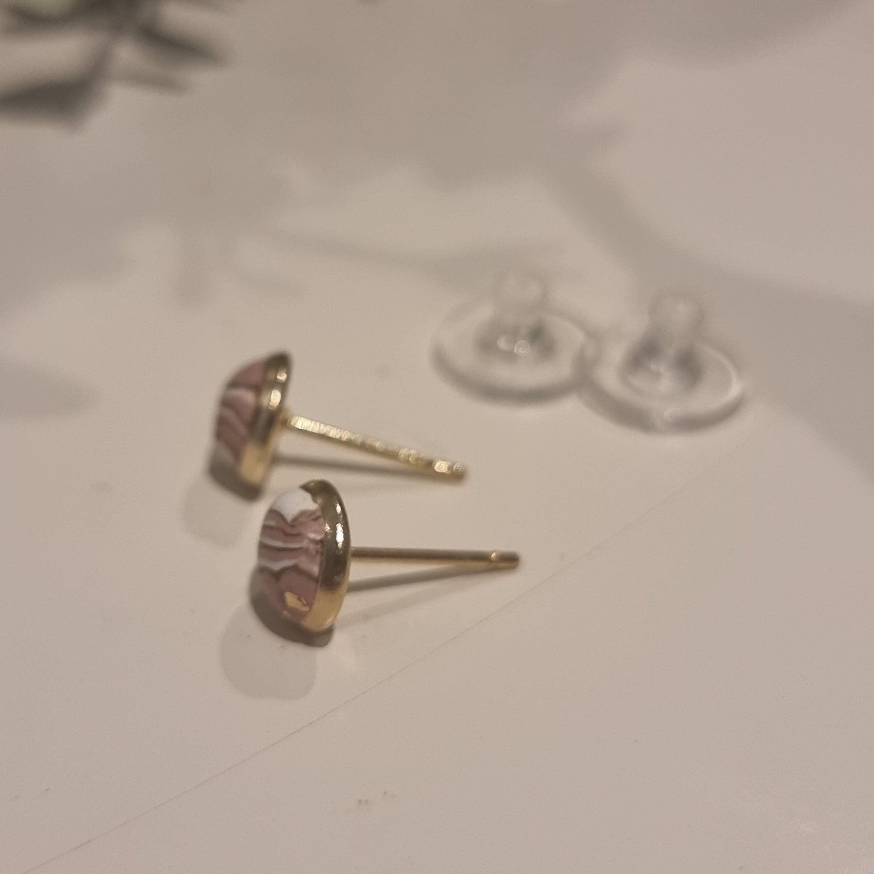 Soft Stripe Studs