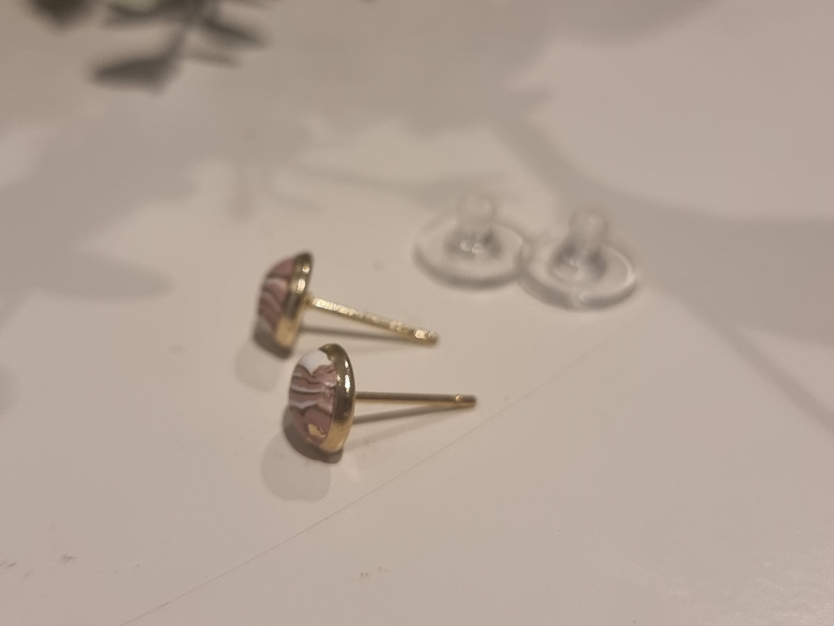 Soft Stripe Studs